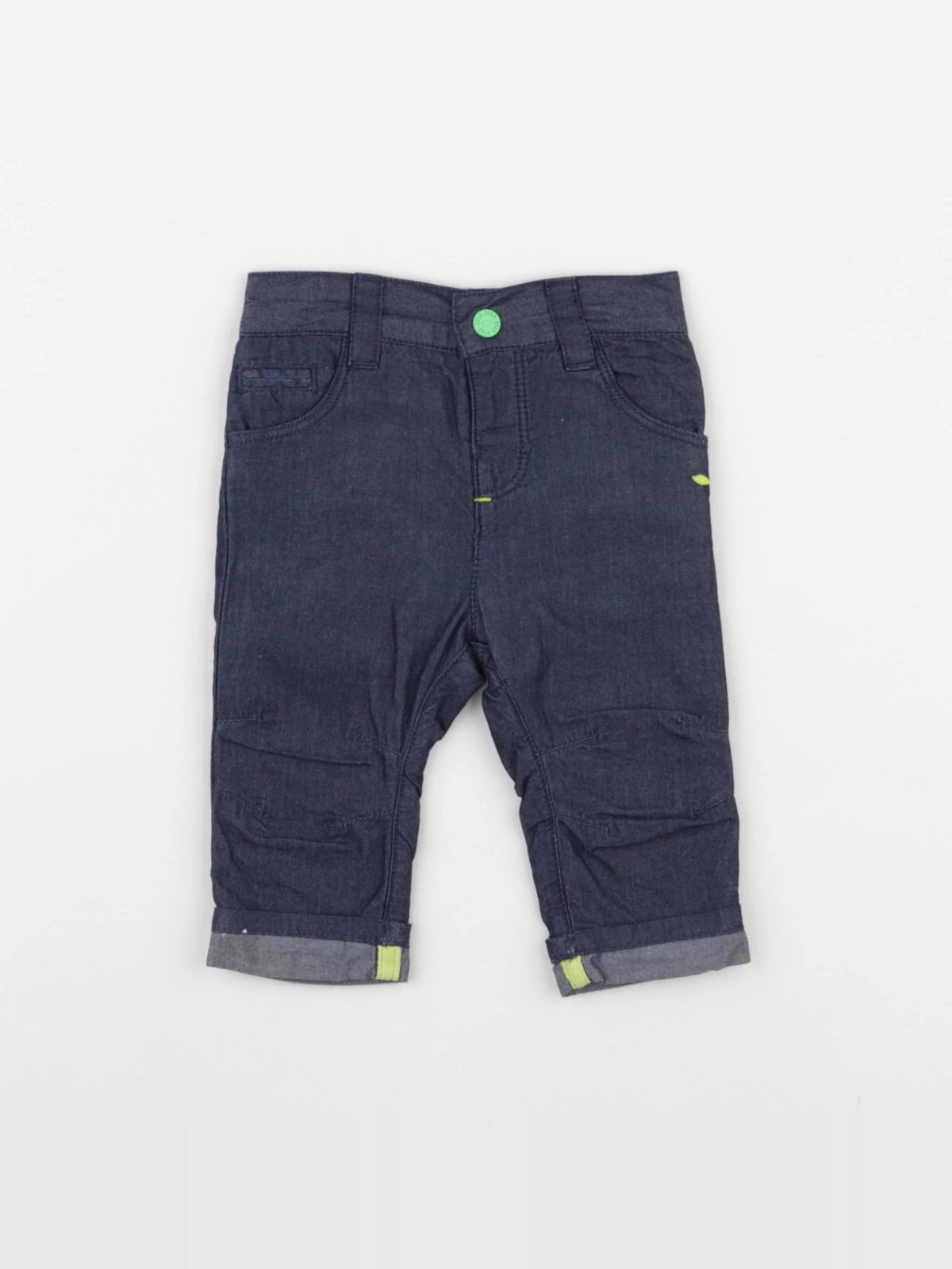 DPAM - pantalon bleu - 3 mois