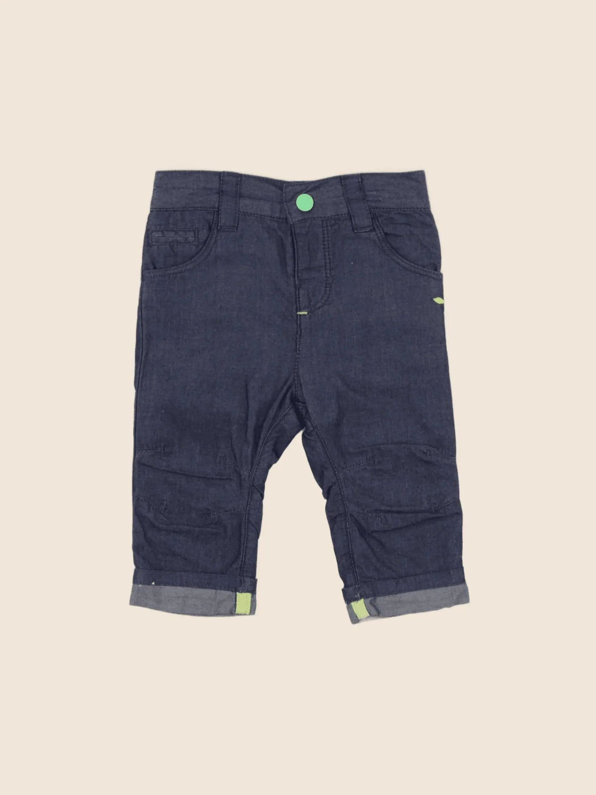 DPAM - pantalon bleu - 3 mois