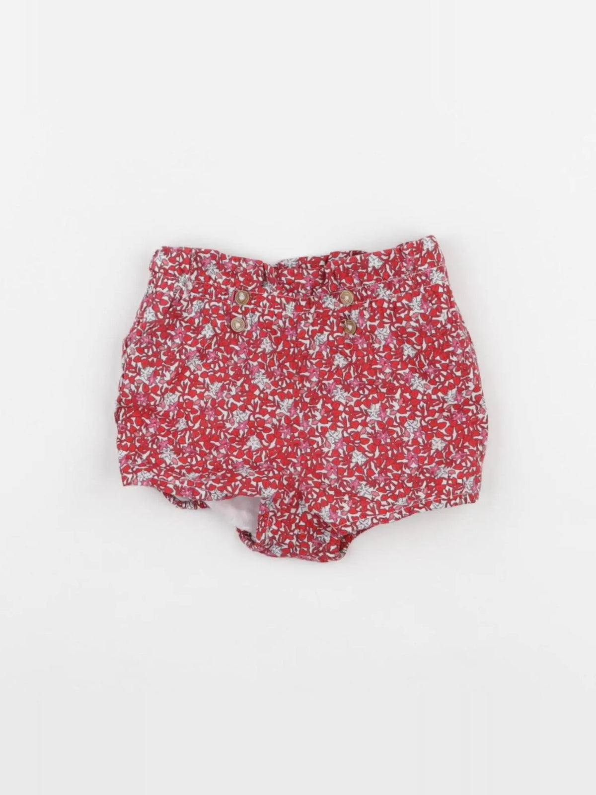 Sergent Major - short rouge - 6 mois