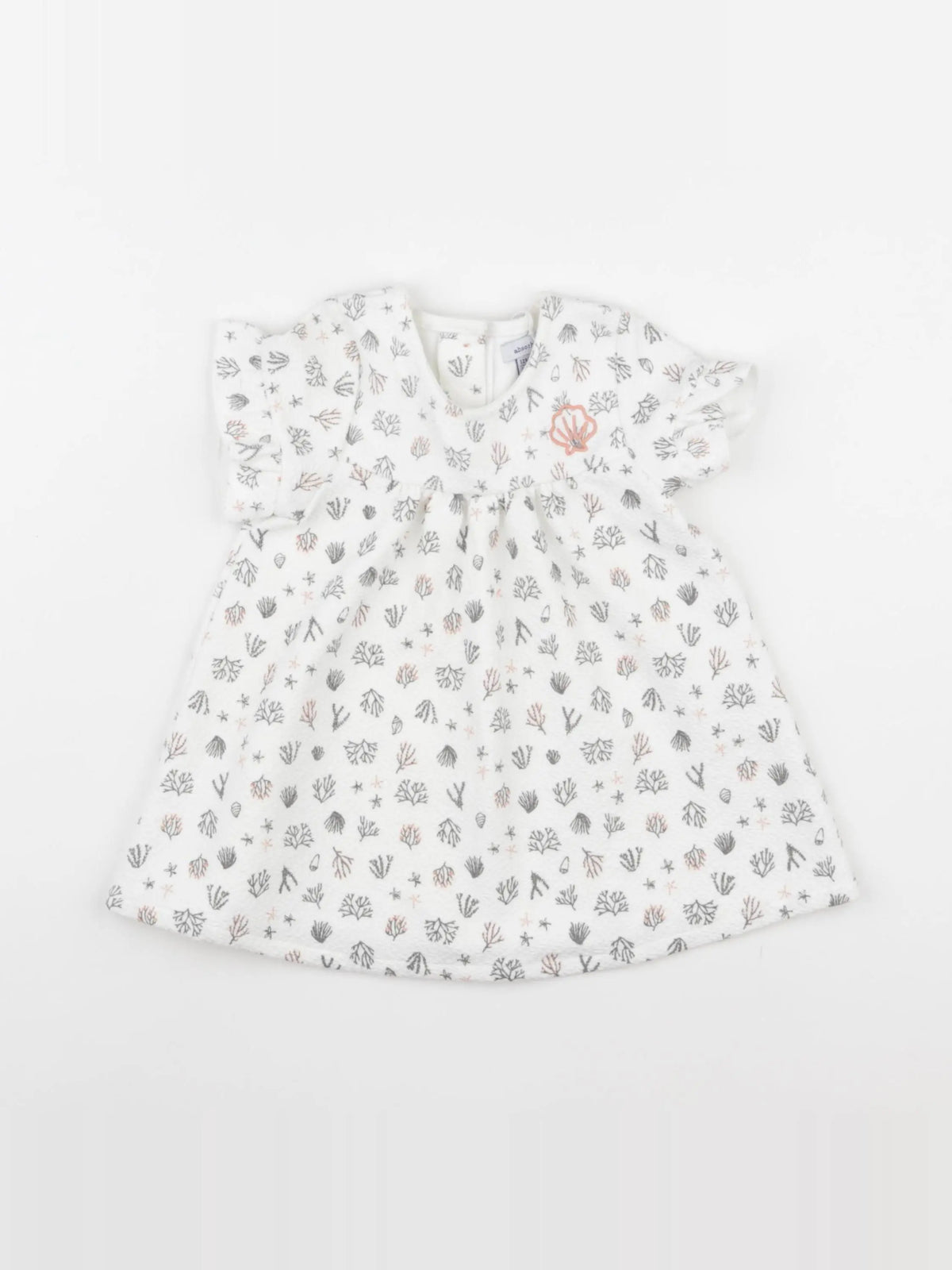 Absorba - robe blanc - 12 mois