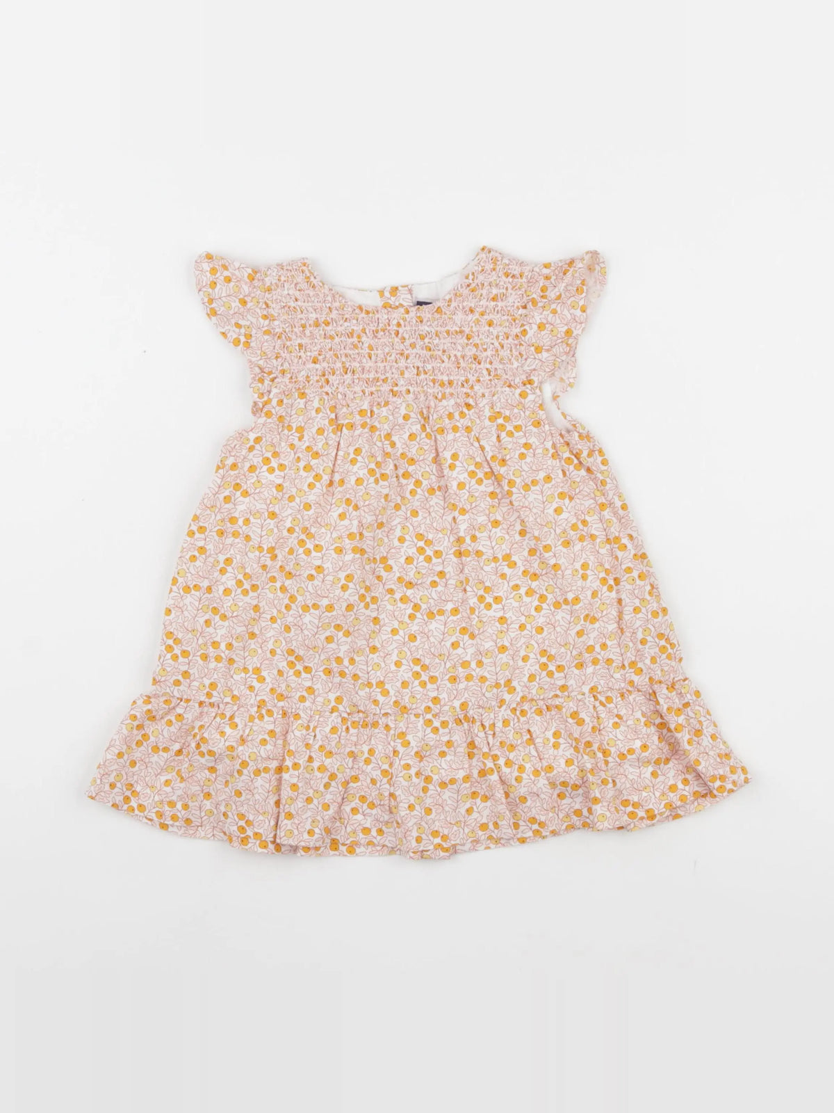 Sergent Major - robe jaune - 12 mois