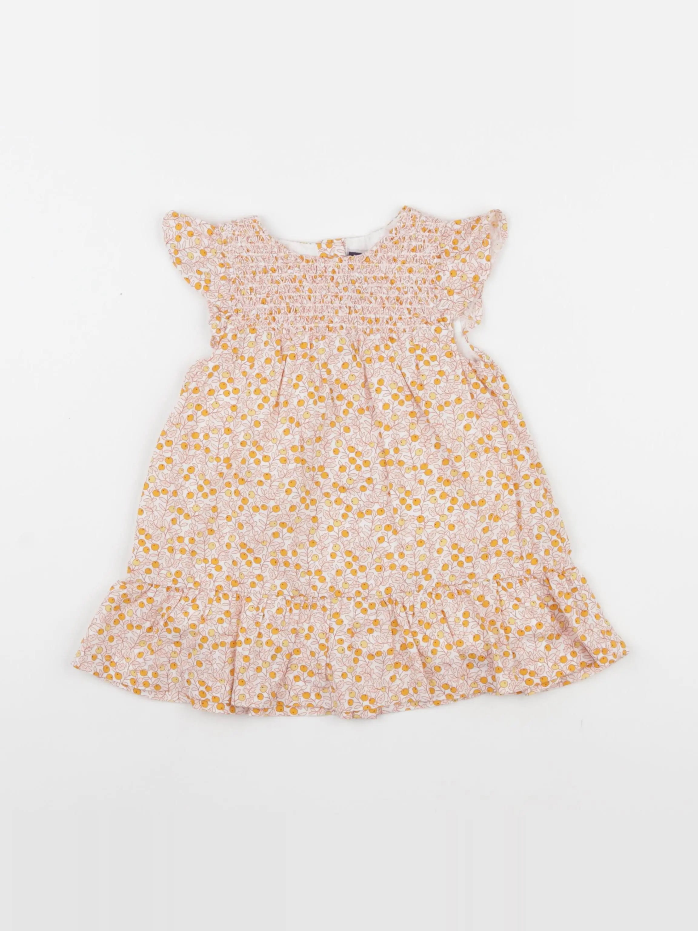 Sergent Major - robe jaune - 12 mois