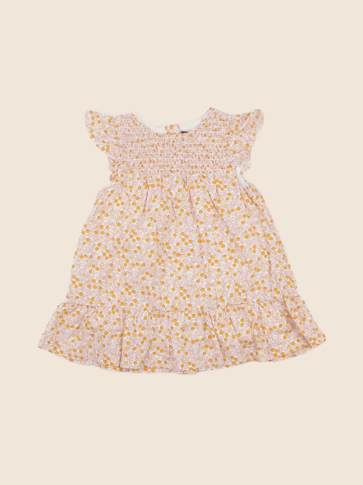 Sergent Major - robe jaune - 12 mois