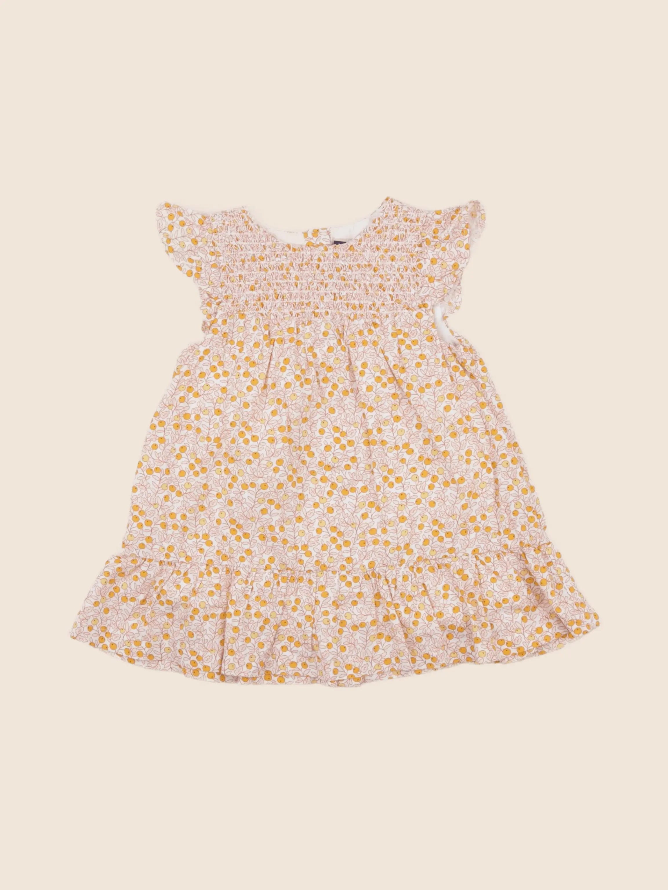 Sergent Major - robe jaune - 12 mois