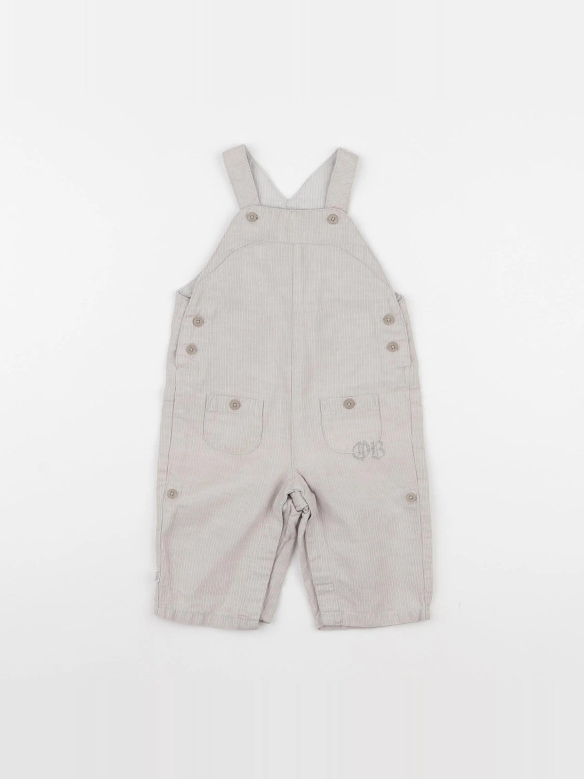 Obaïbi - salopette beige - 6 mois