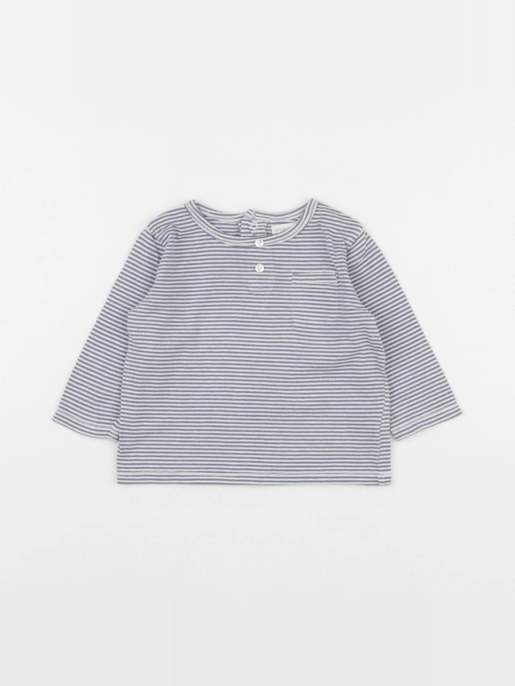 DPAM - tee-shirt gris - 6 mois