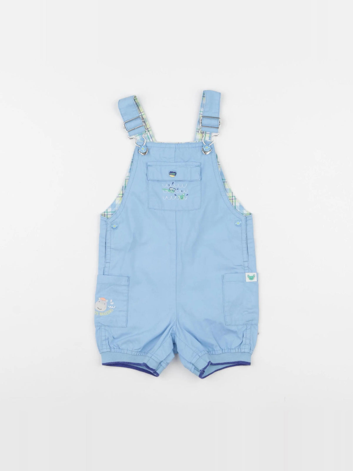 Sergent Major - salopette bleu - 12 mois