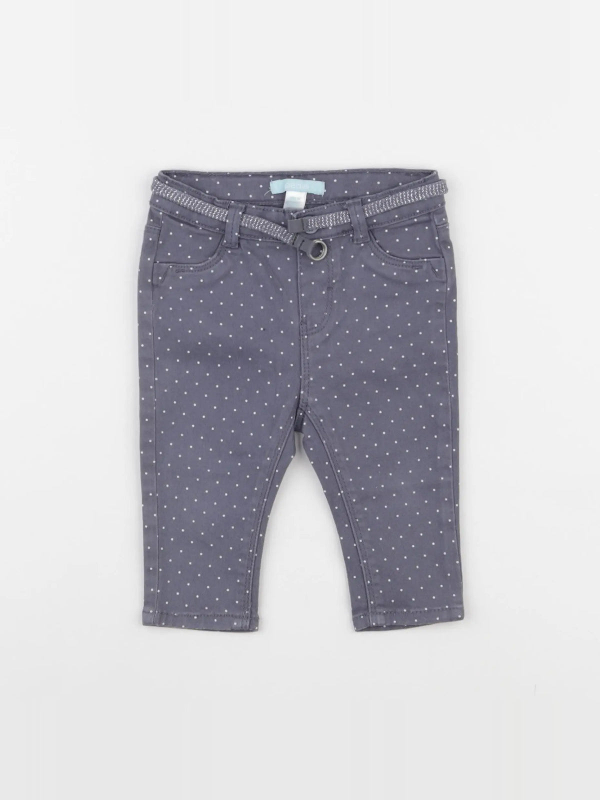 Obaïbi - pantalon gris - 6 mois