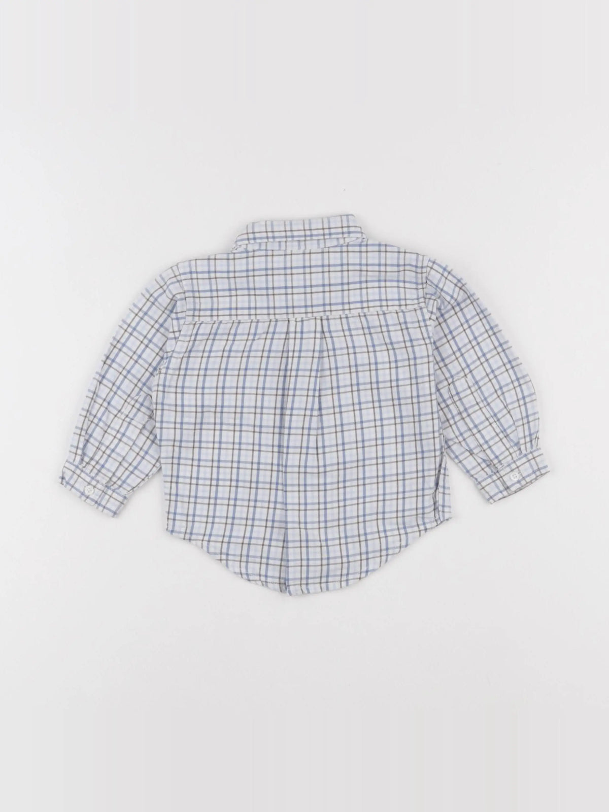 Acanthe - chemise bleu - 12 mois