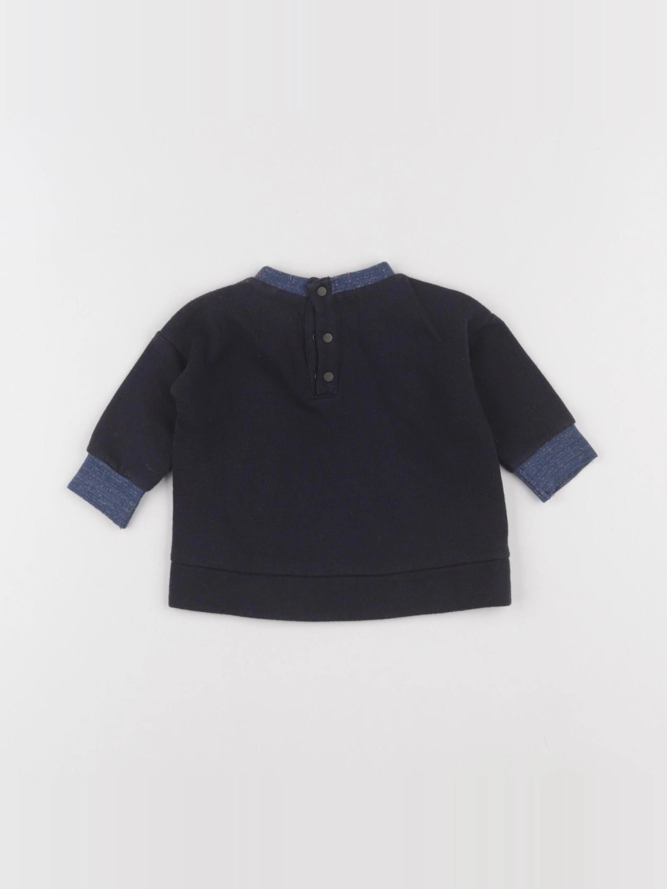 Blune - sweat gris - 6 mois