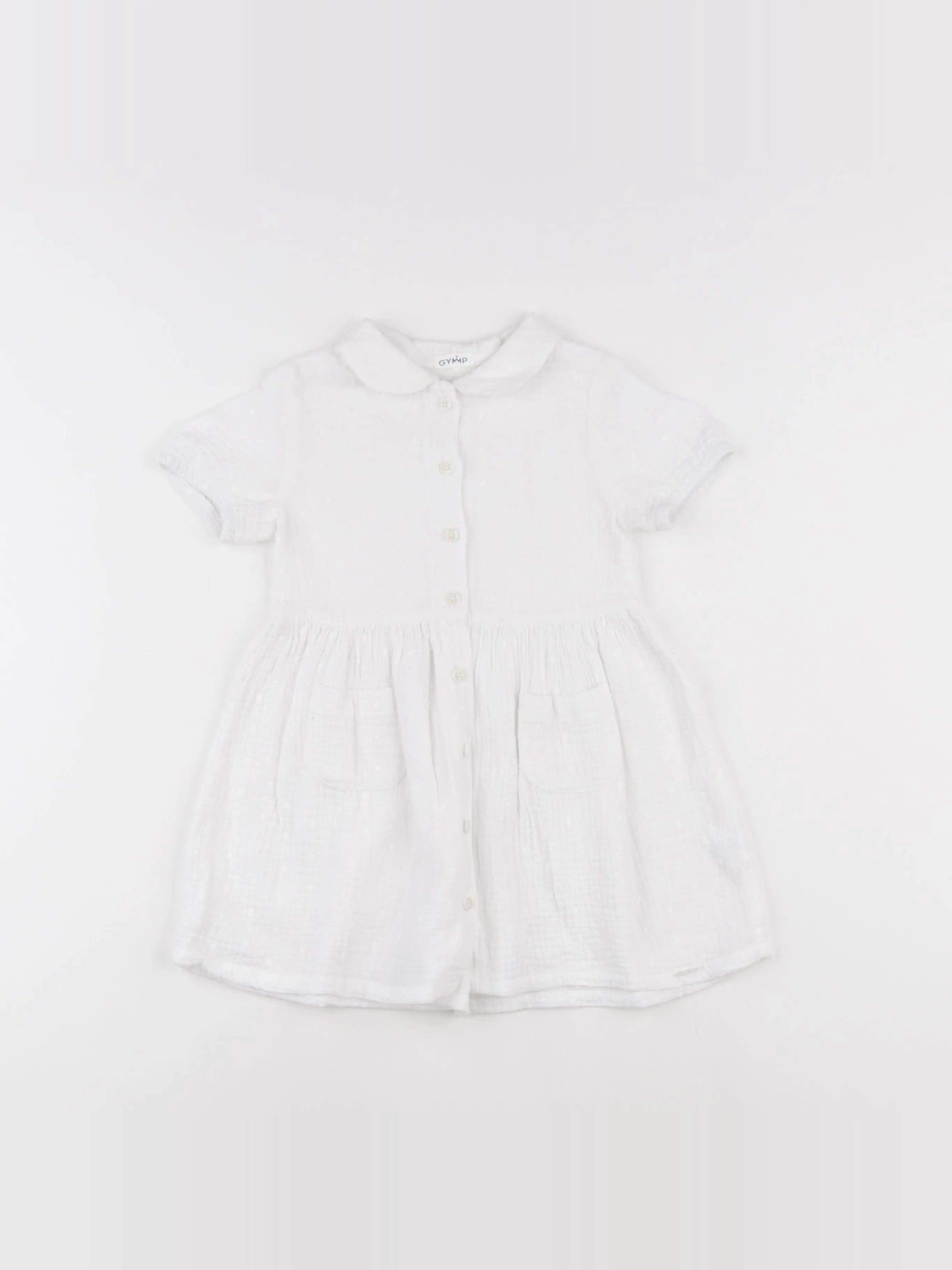 Gymp - robe blanc - 24/36 mois