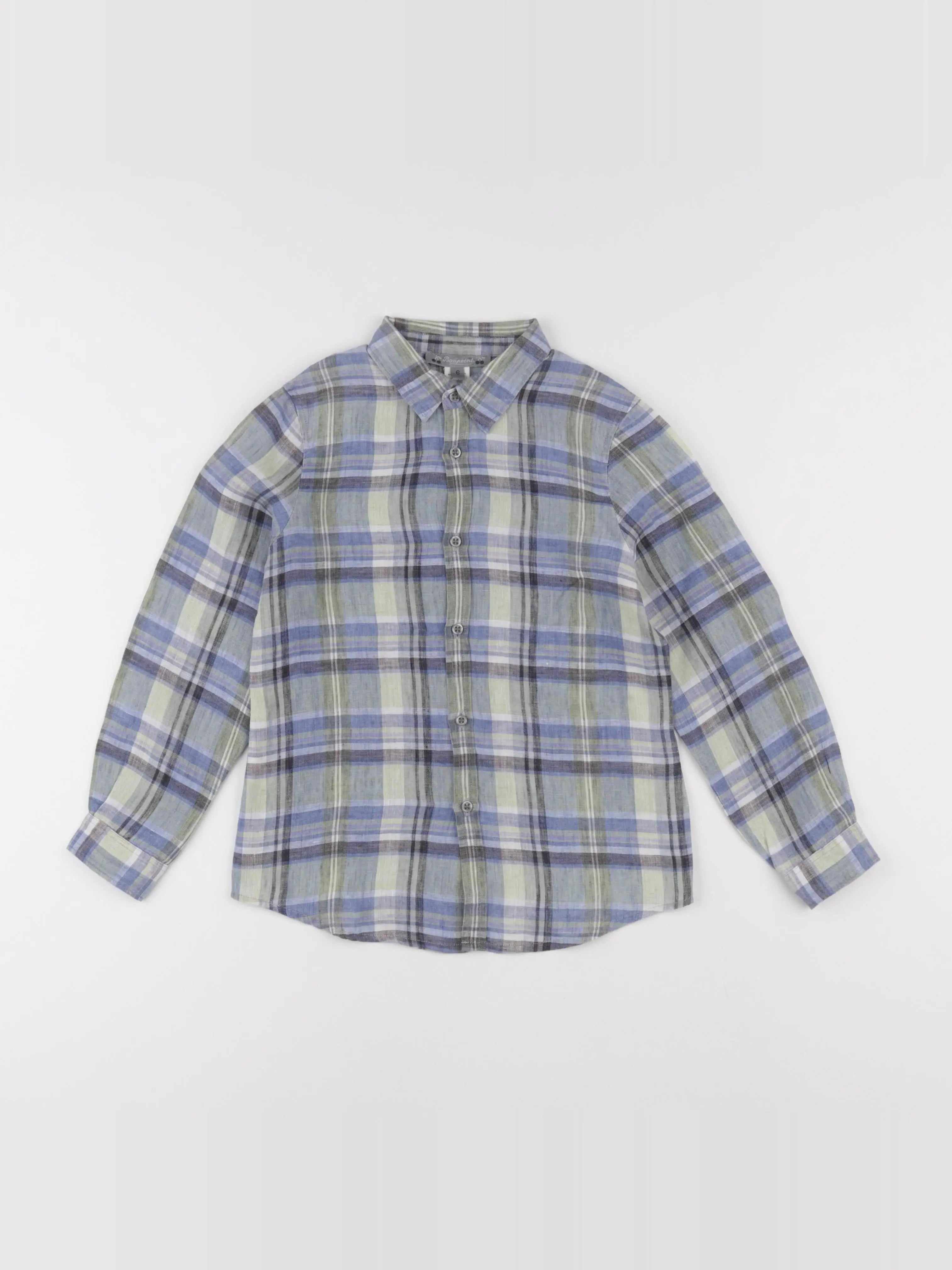 Bonpoint - chemise bleu - 6 ans