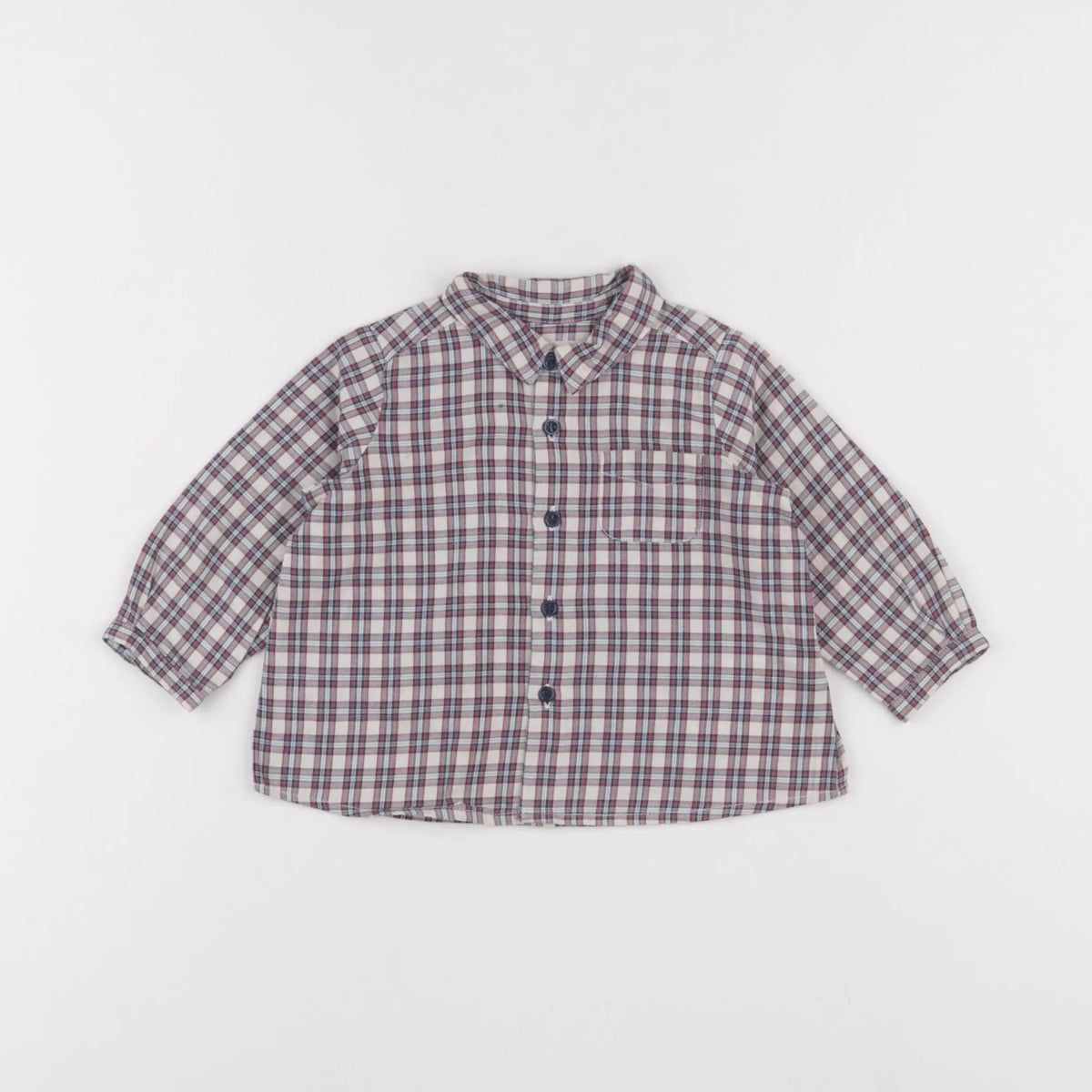 Bonpoint - chemise rouge - 6 mois
