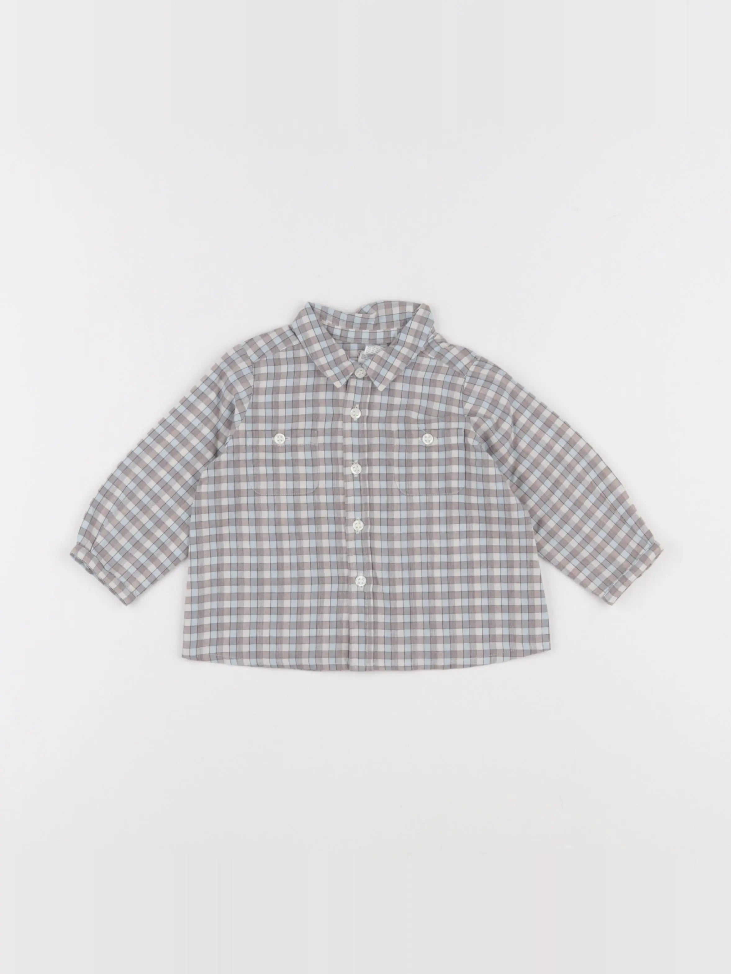 Bonpoint - chemise bleu - 6 mois