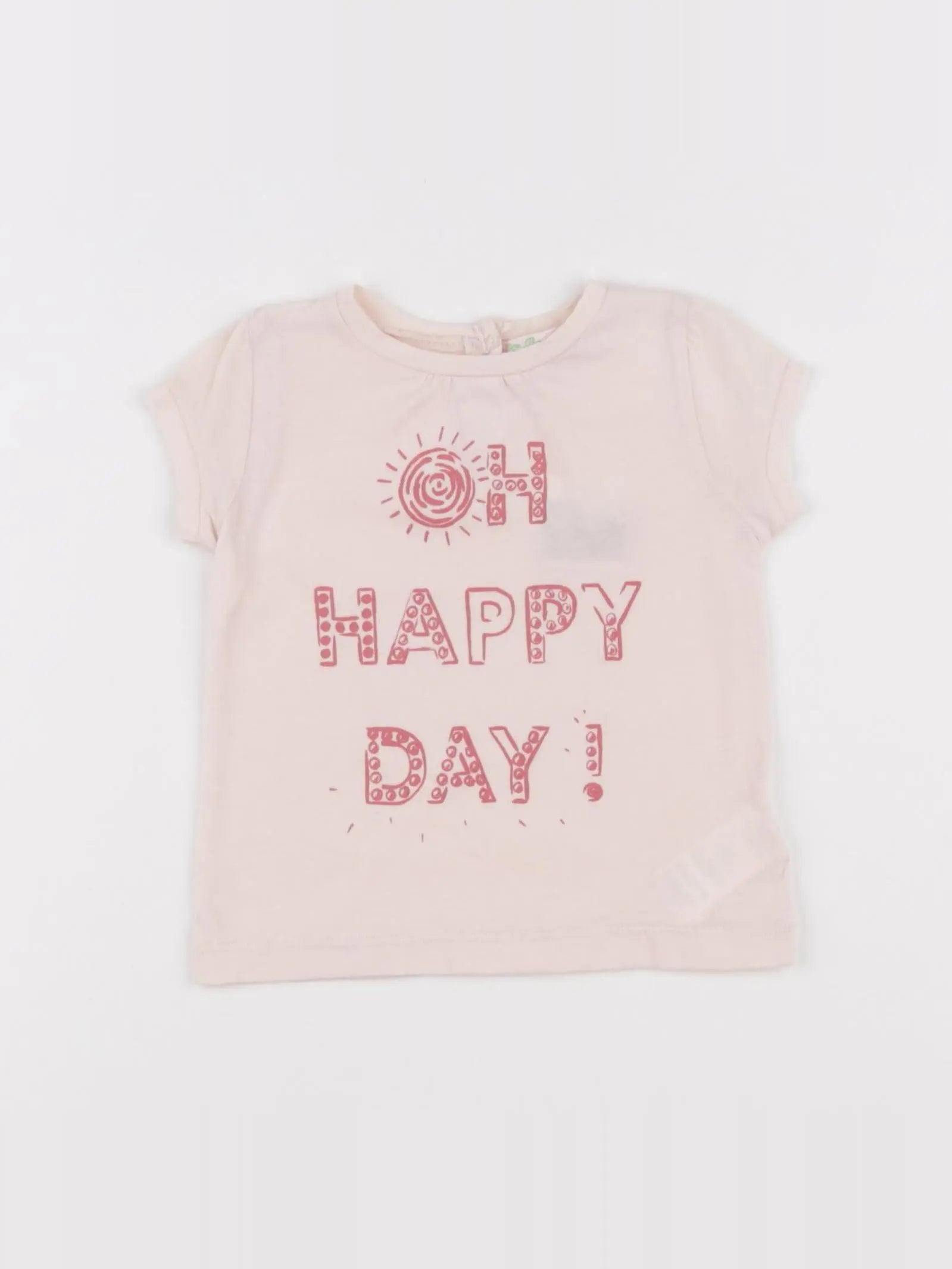 Bonpoint - tee-shirt rose - 6 mois