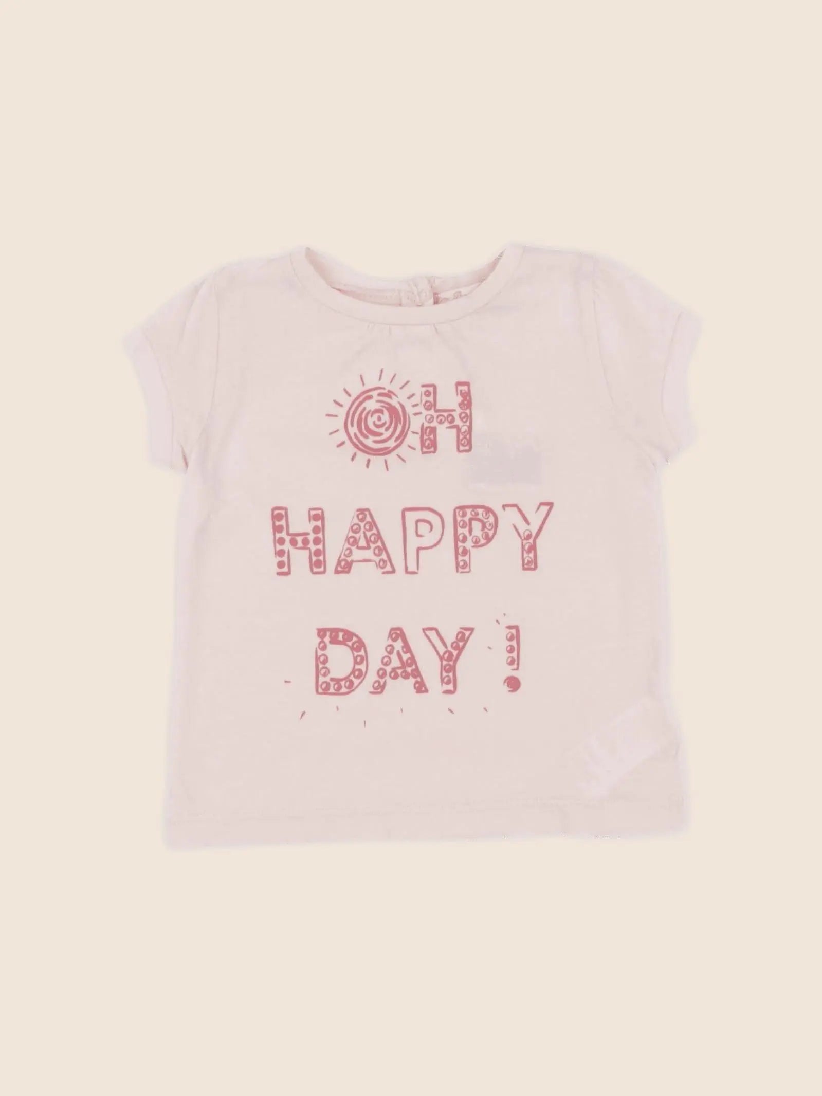 Bonpoint - tee-shirt rose - 6 mois