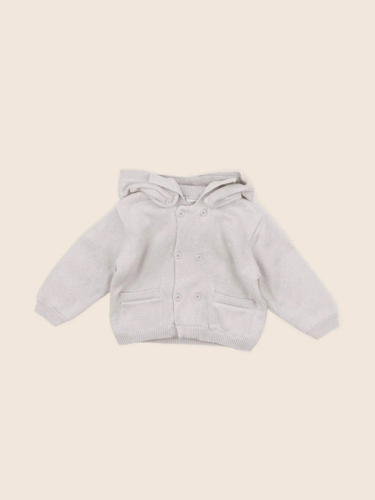 Obaïbi - gilet beige - 6 mois