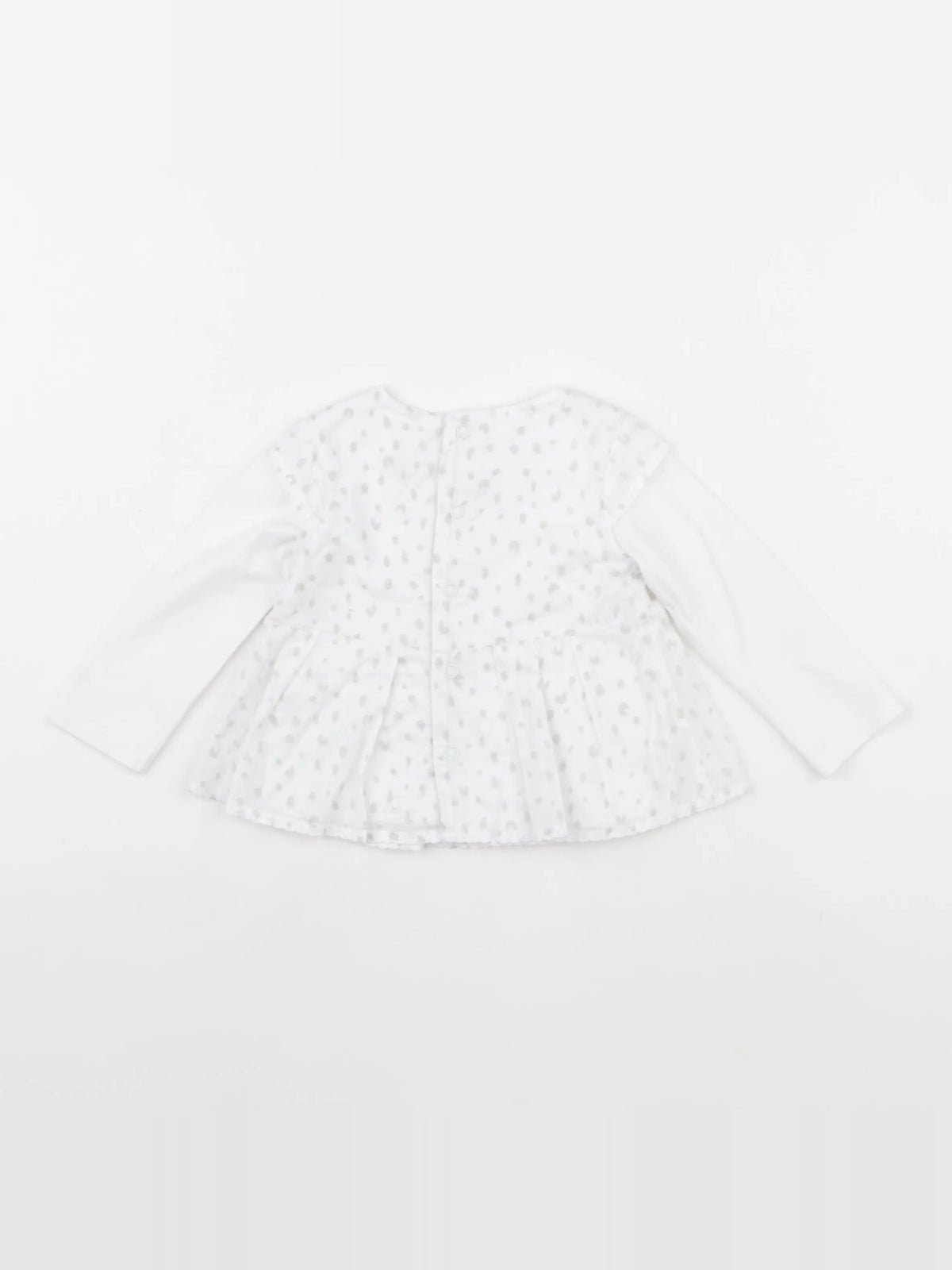 Catimini - blouse blanc - 9 mois