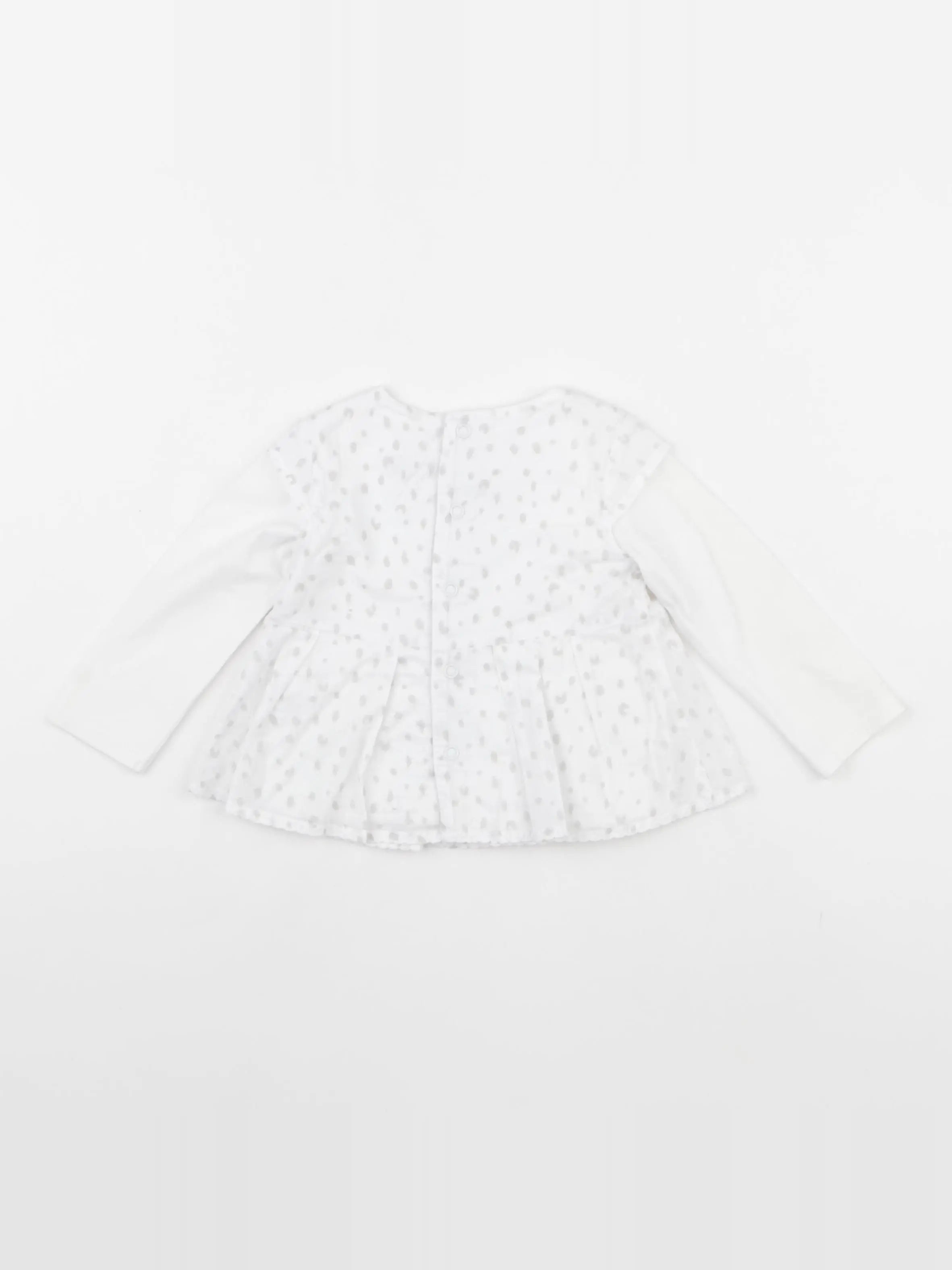 Catimini - blouse blanc - 9 mois