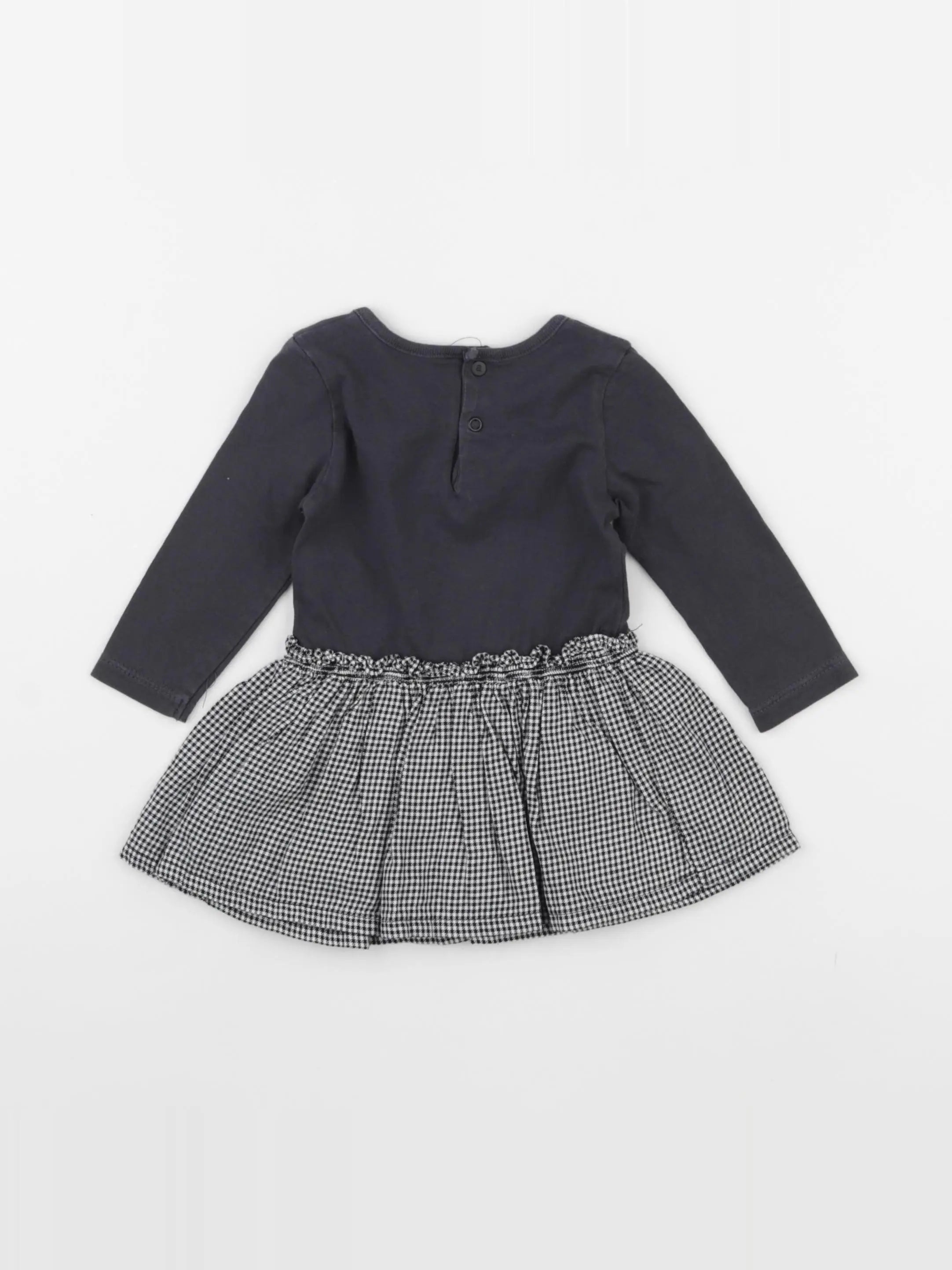 Absorba - robe gris - 6 mois