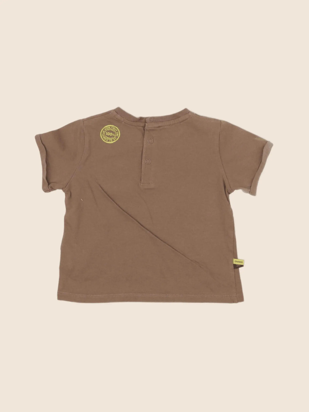 DPAM - tee-shirt marron - 12 mois