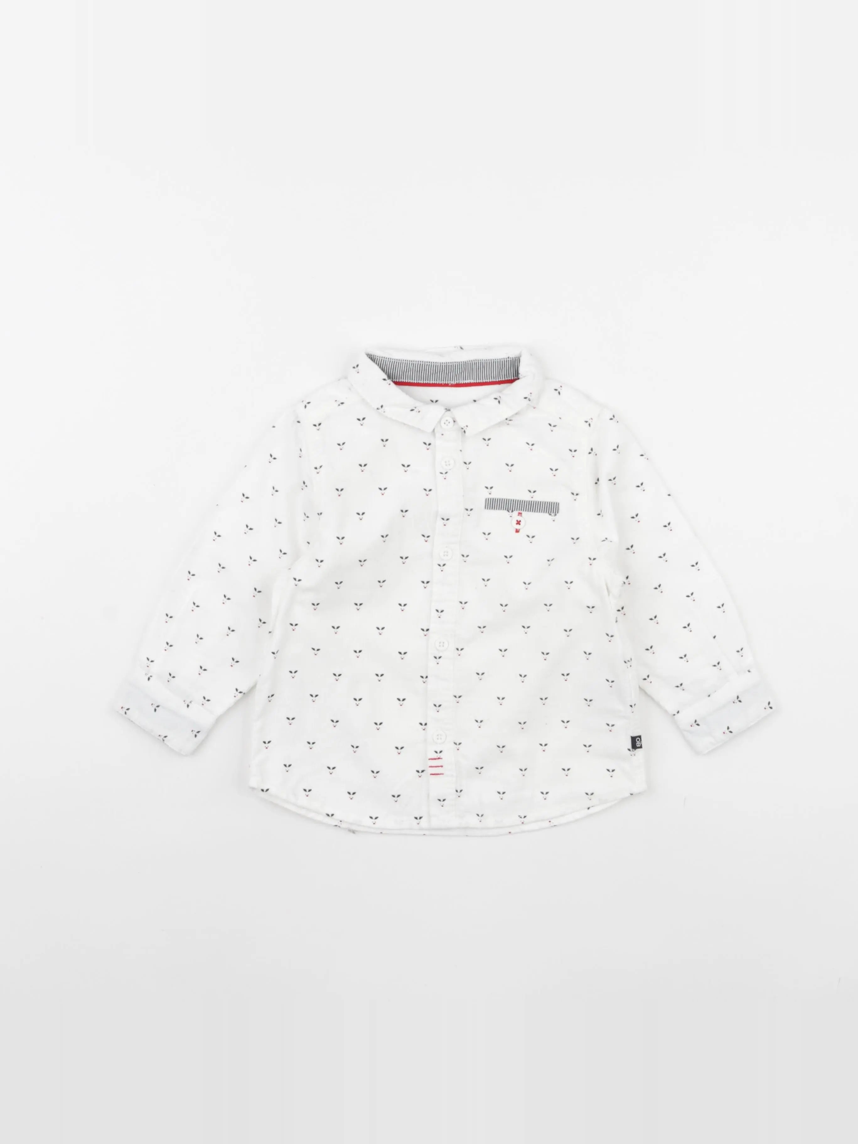 Obaïbi - chemise blanc - 18 mois