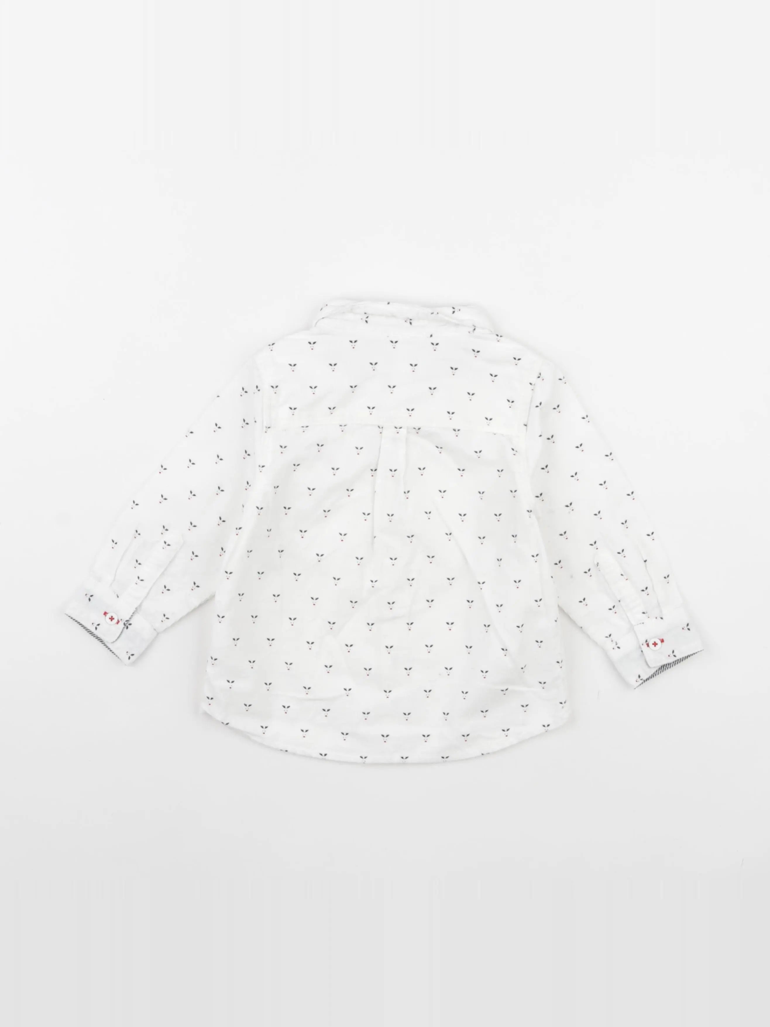 Obaïbi - chemise blanc - 18 mois