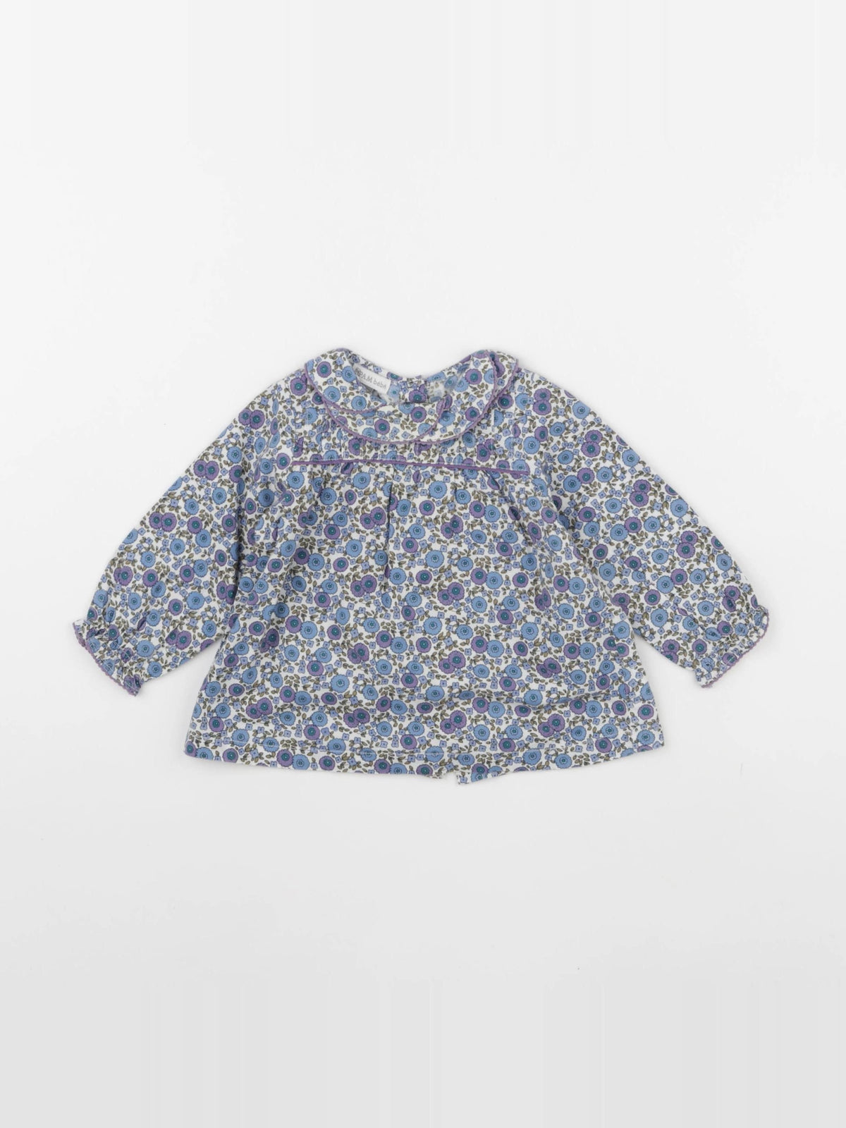 DPAM - blouse bleu - 6 mois