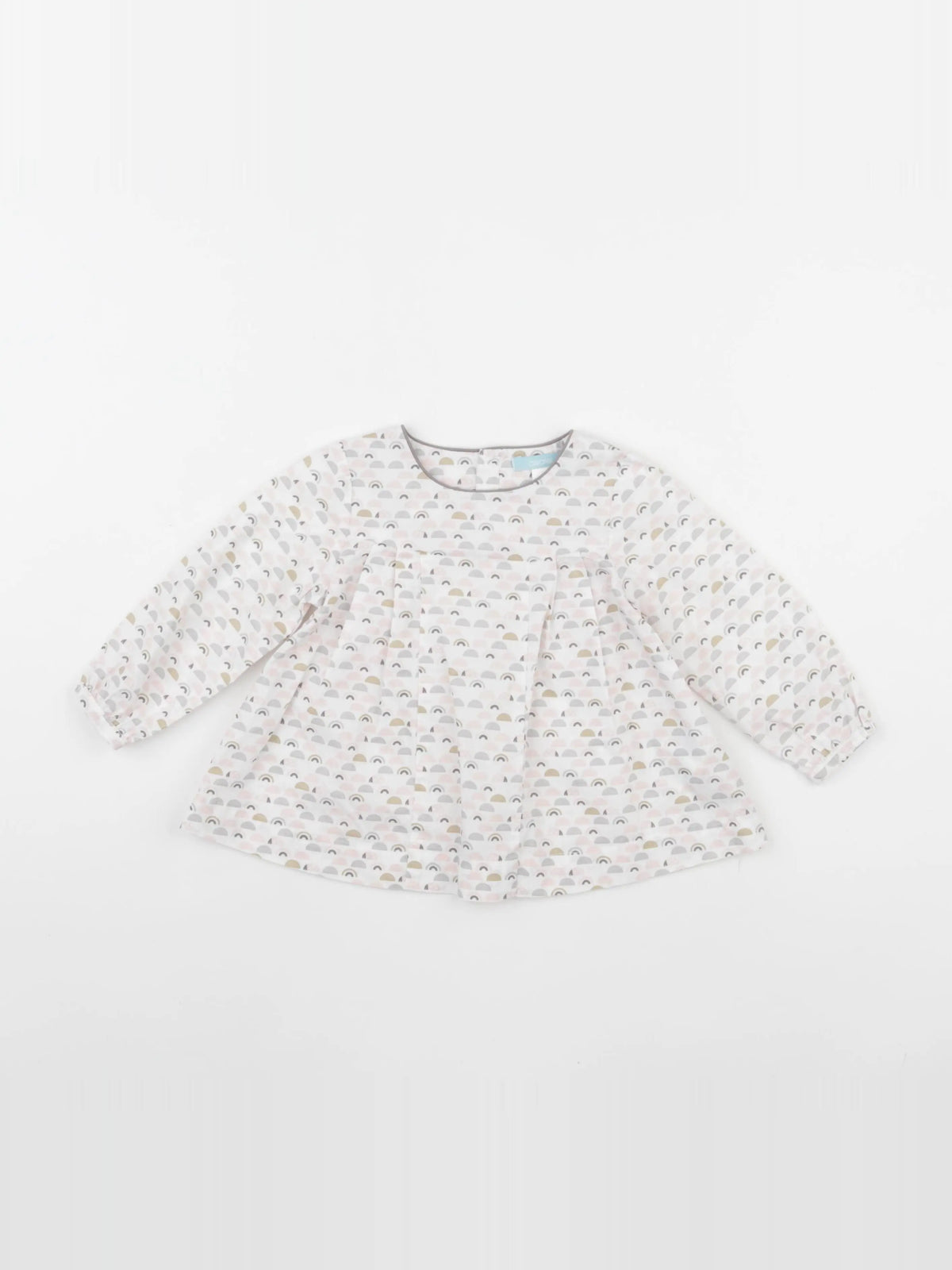 Obaïbi - blouse multicolore - 12 mois