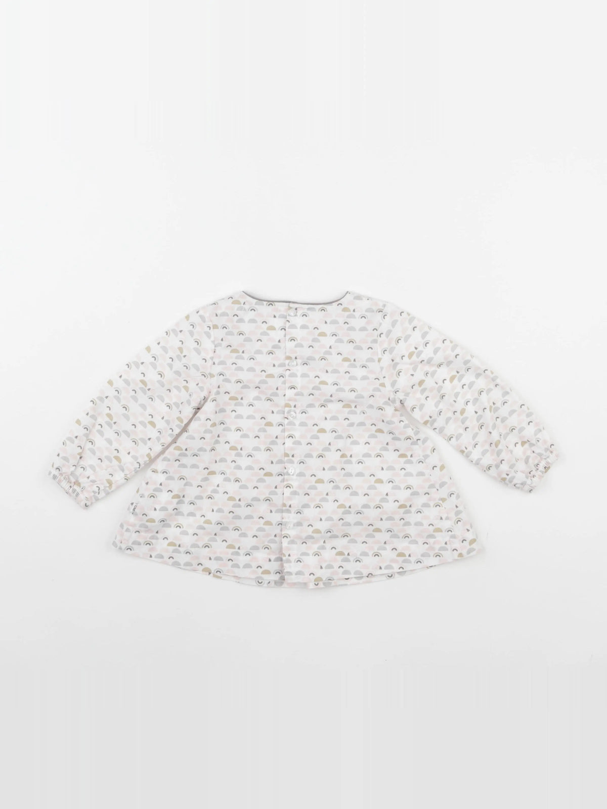 Obaïbi - blouse multicolore - 12 mois