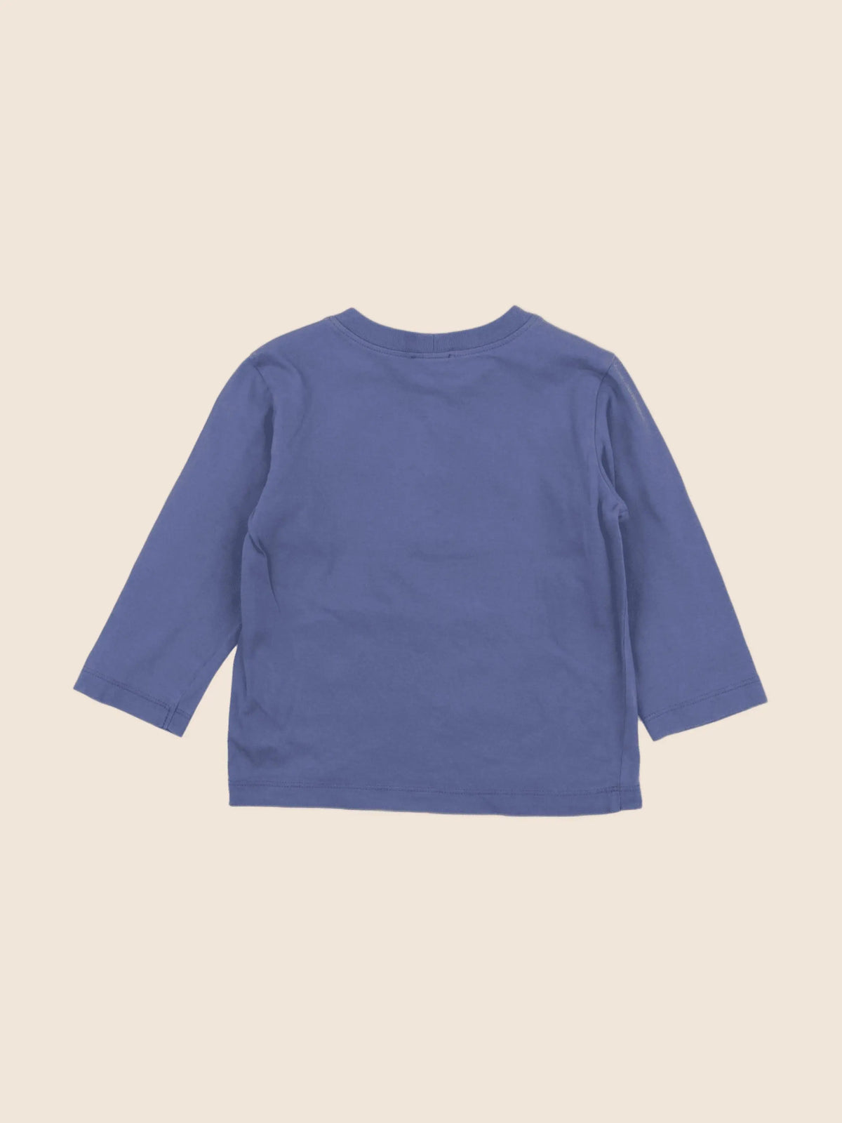 Benetton - tee-shirt bleu - 12 mois