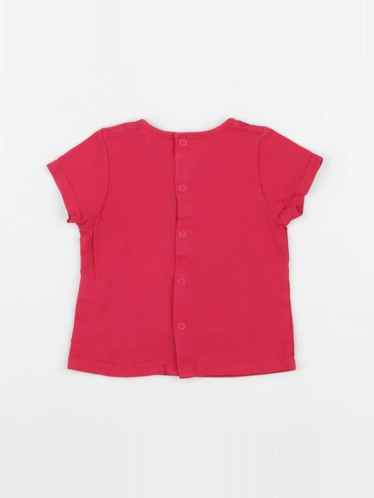 Obaïbi - tee-shirt rose - 6 mois