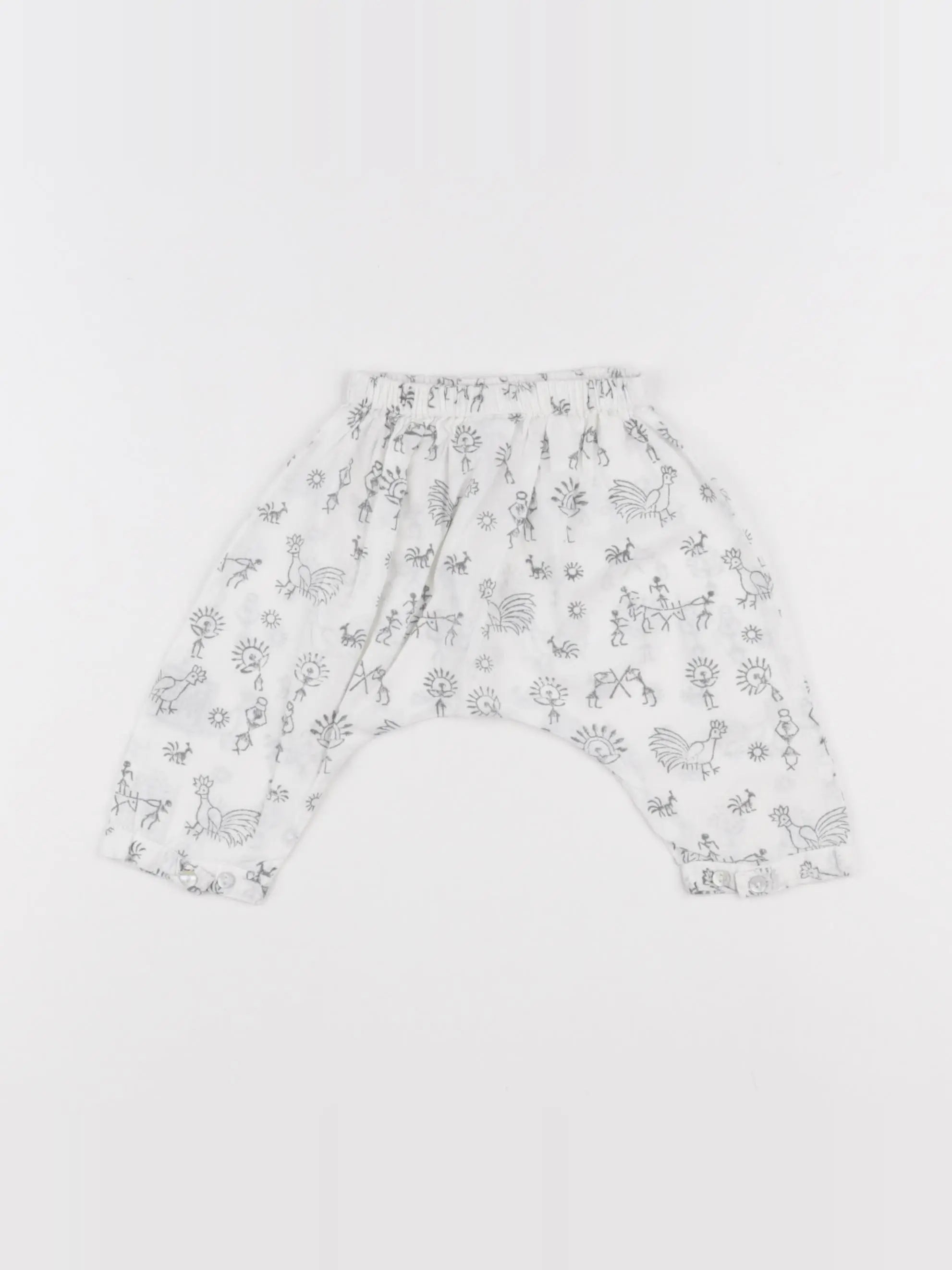 Nana Ki - sarouel blanc - 3 mois