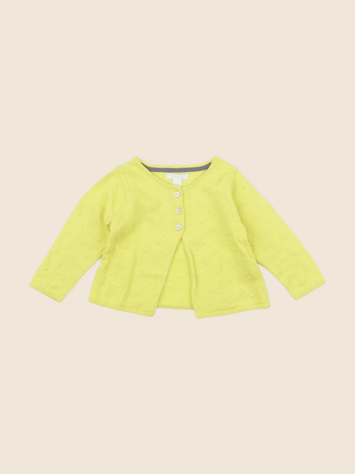 Obaïbi - gilet jaune - 9 mois