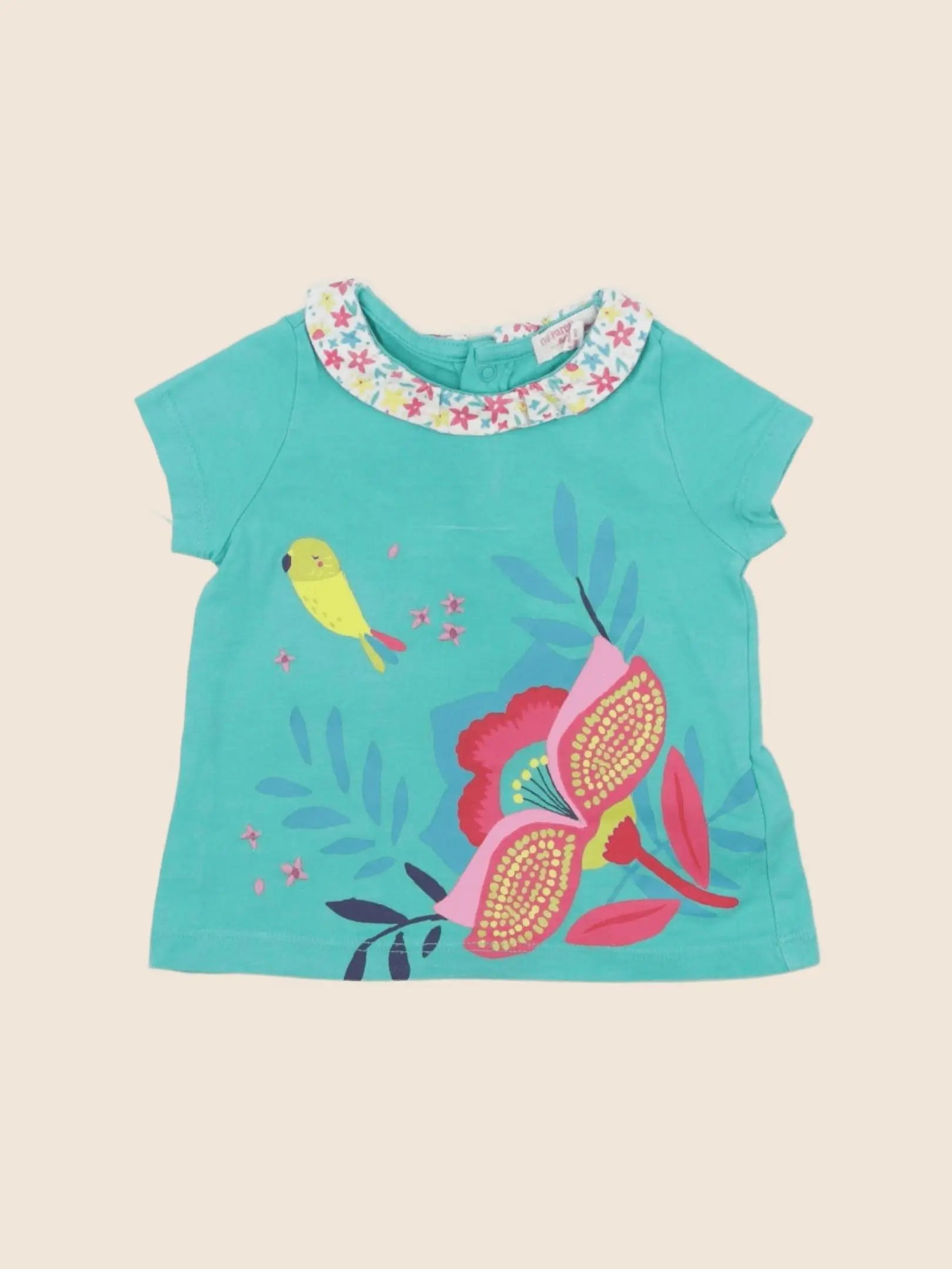 DPAM - tee-shirt multicolore - 6 mois