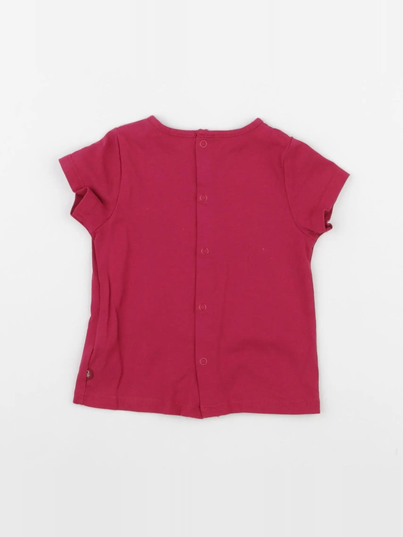 Obaïbi - tee-shirt rose - 6 mois