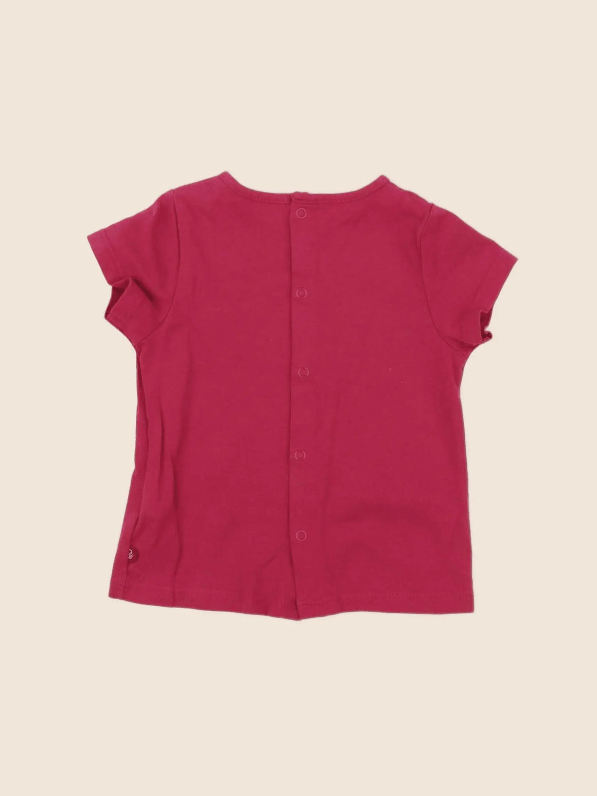 Obaïbi - tee-shirt rose - 6 mois
