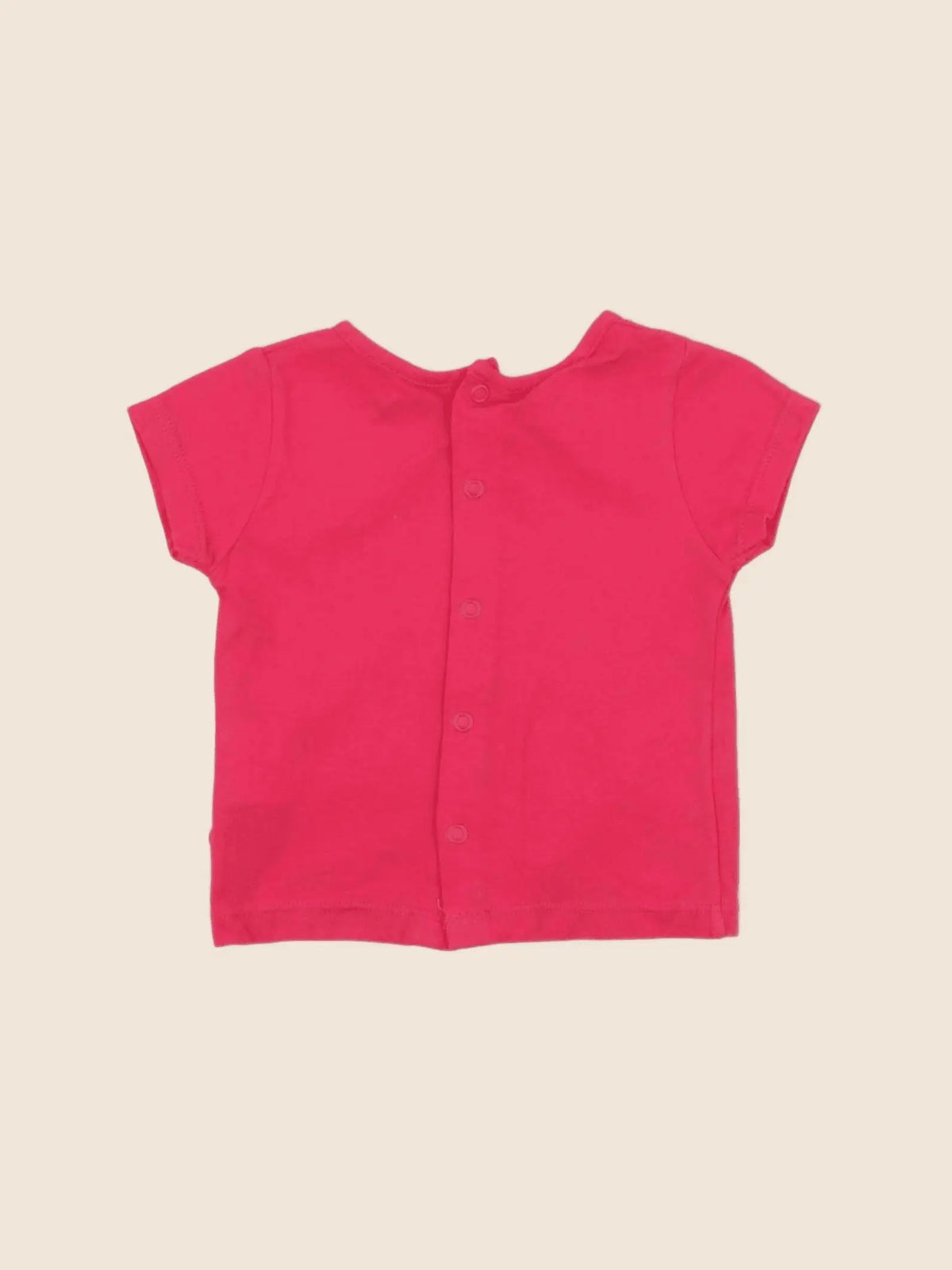 Obaïbi - tee-shirt rose - 3 mois