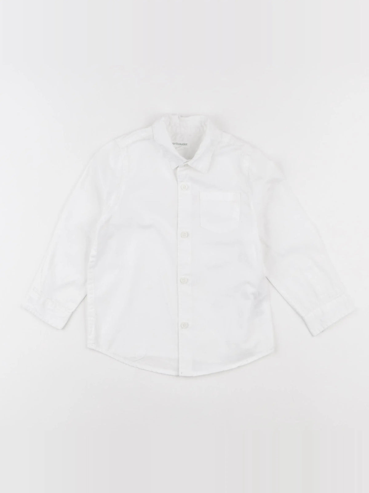 Vertbaudet - chemise blanc - 3 ans