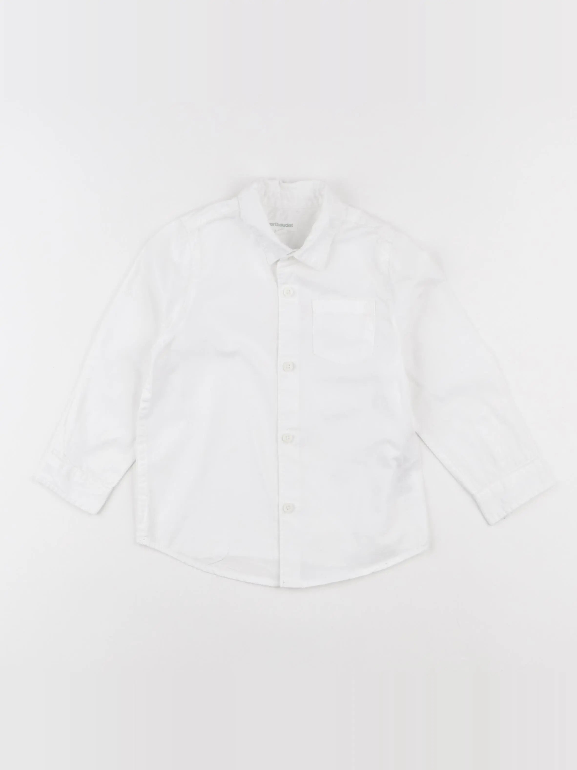 Vertbaudet - chemise blanc - 3 ans