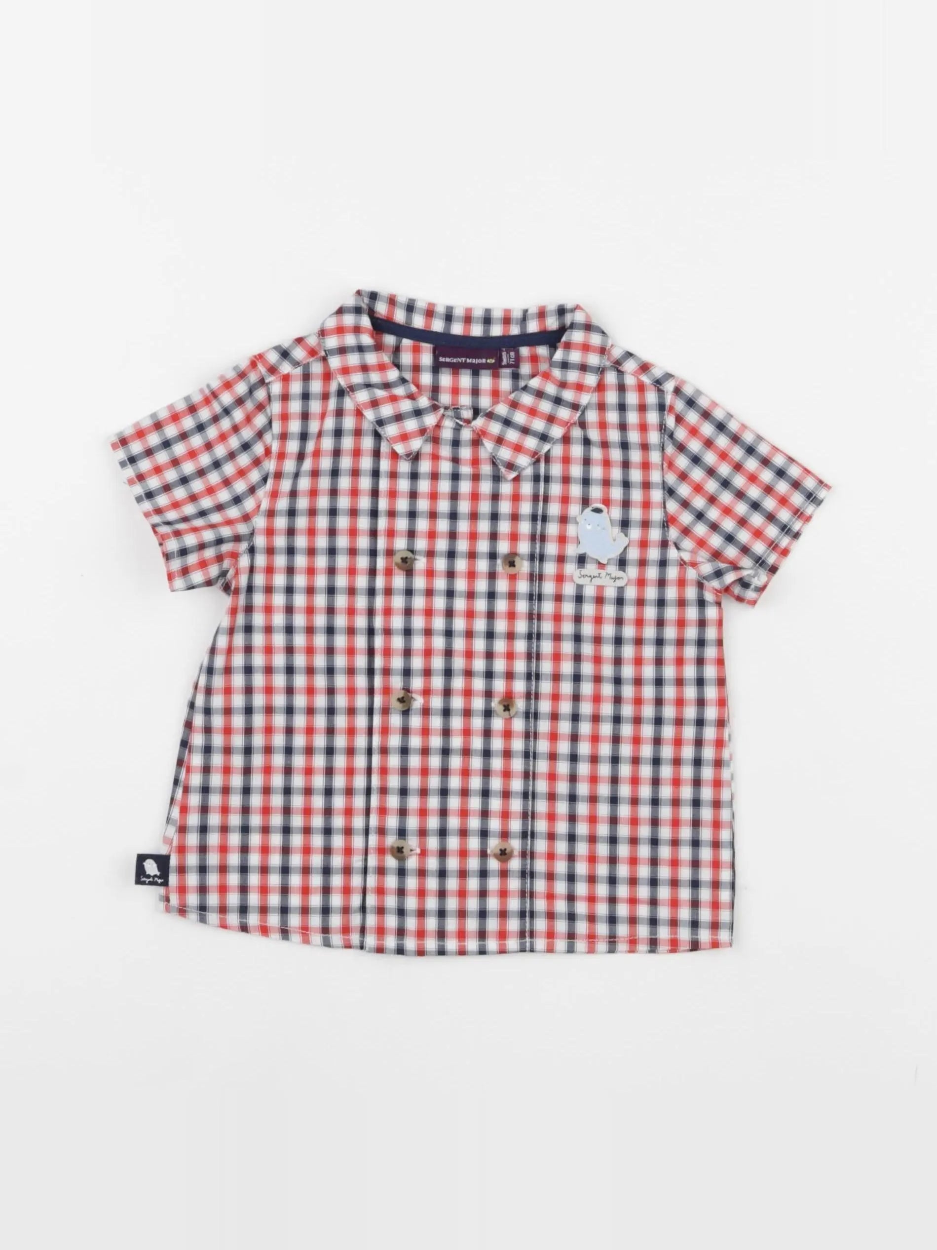 DPAM - chemise multicolore - 9 mois