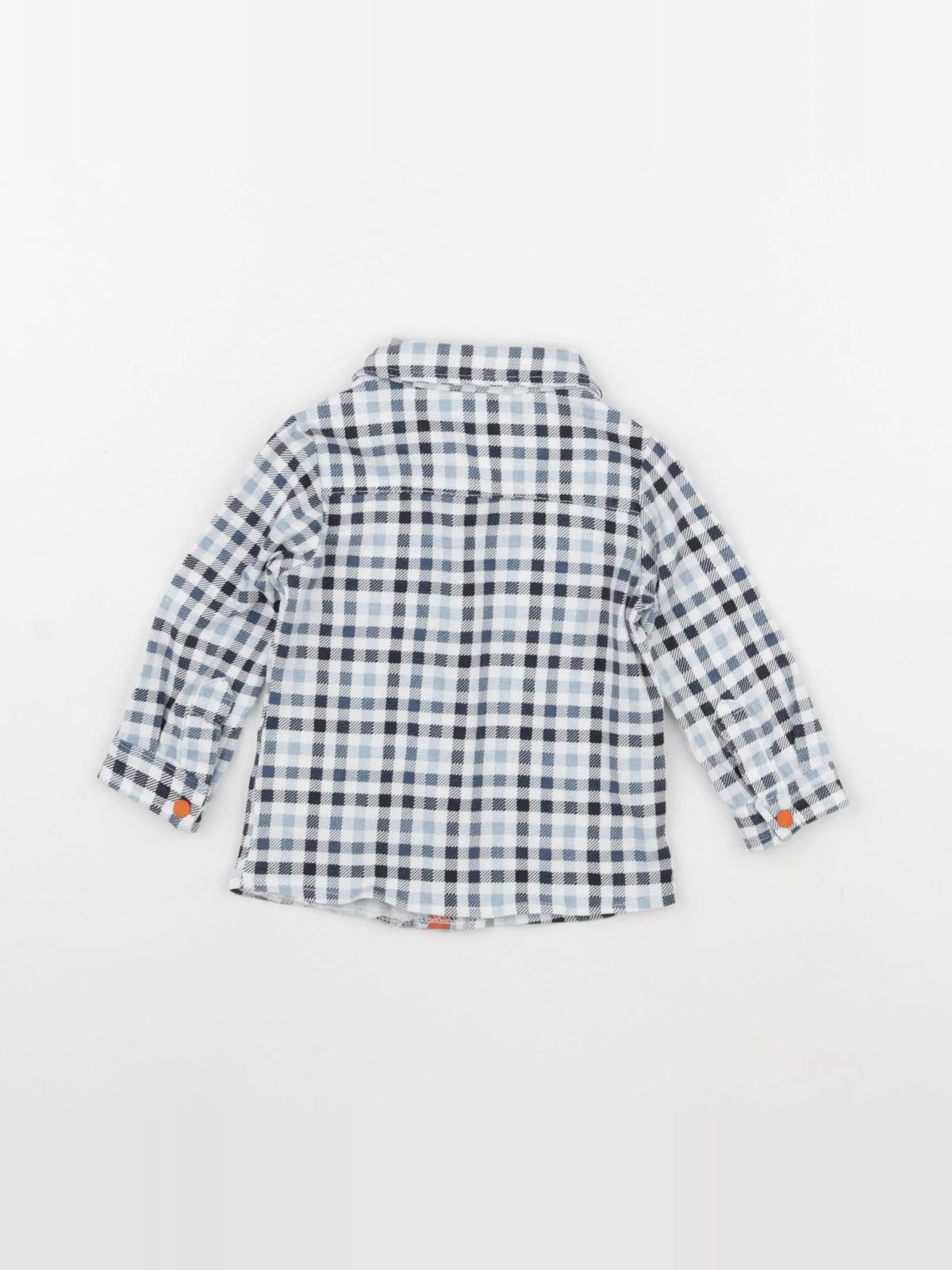 Sergent Major - chemise blanc, bleu - 12 mois