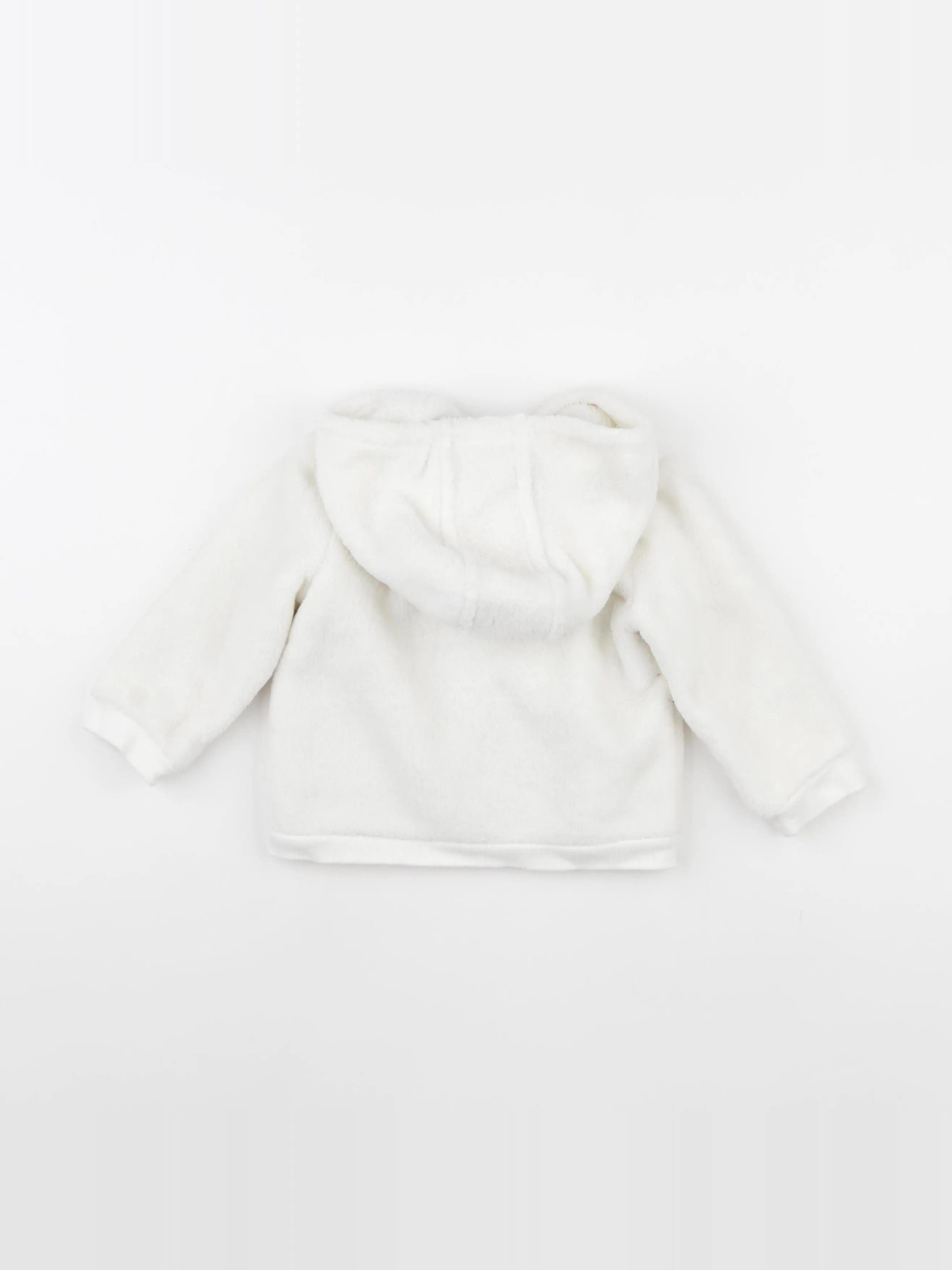 DPAM - polaire blanc - 12 mois