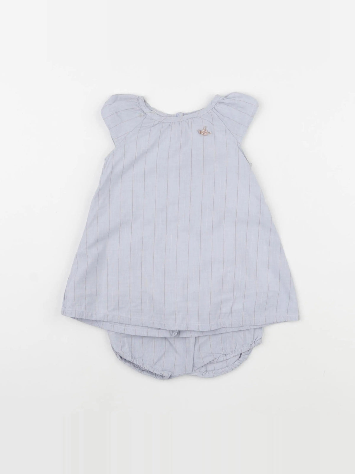 Absorba - robe bleu - 9 mois