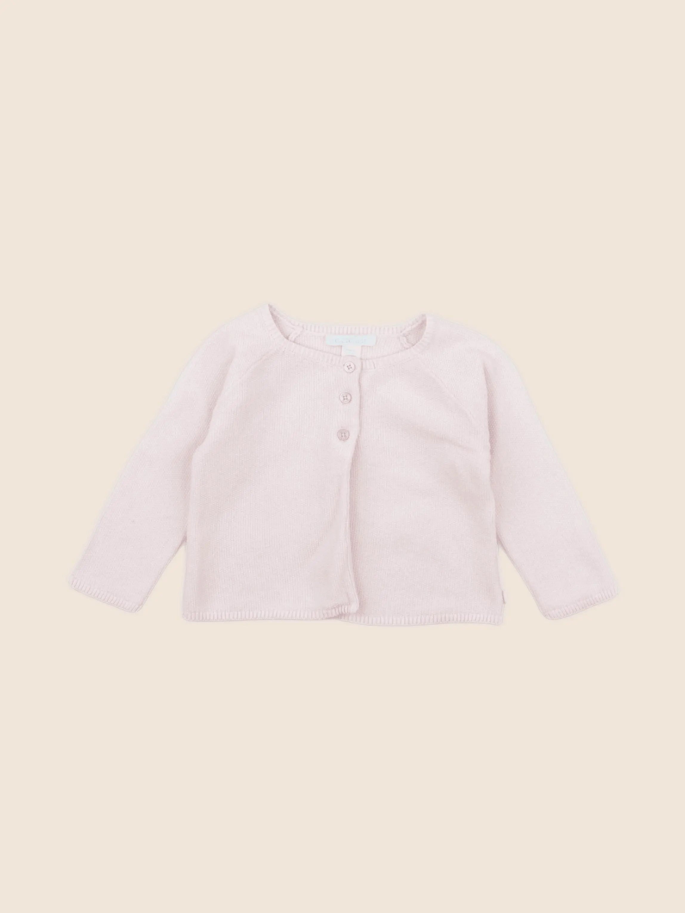 Obaïbi - gilet rose - 6 mois
