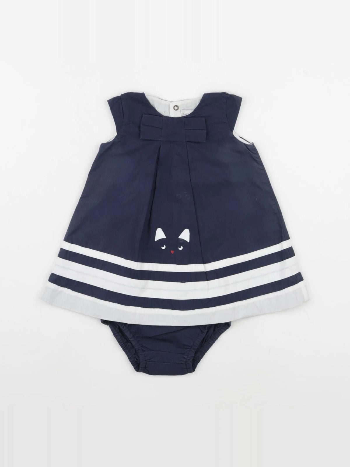 Catimini - robe bleu - 6 mois