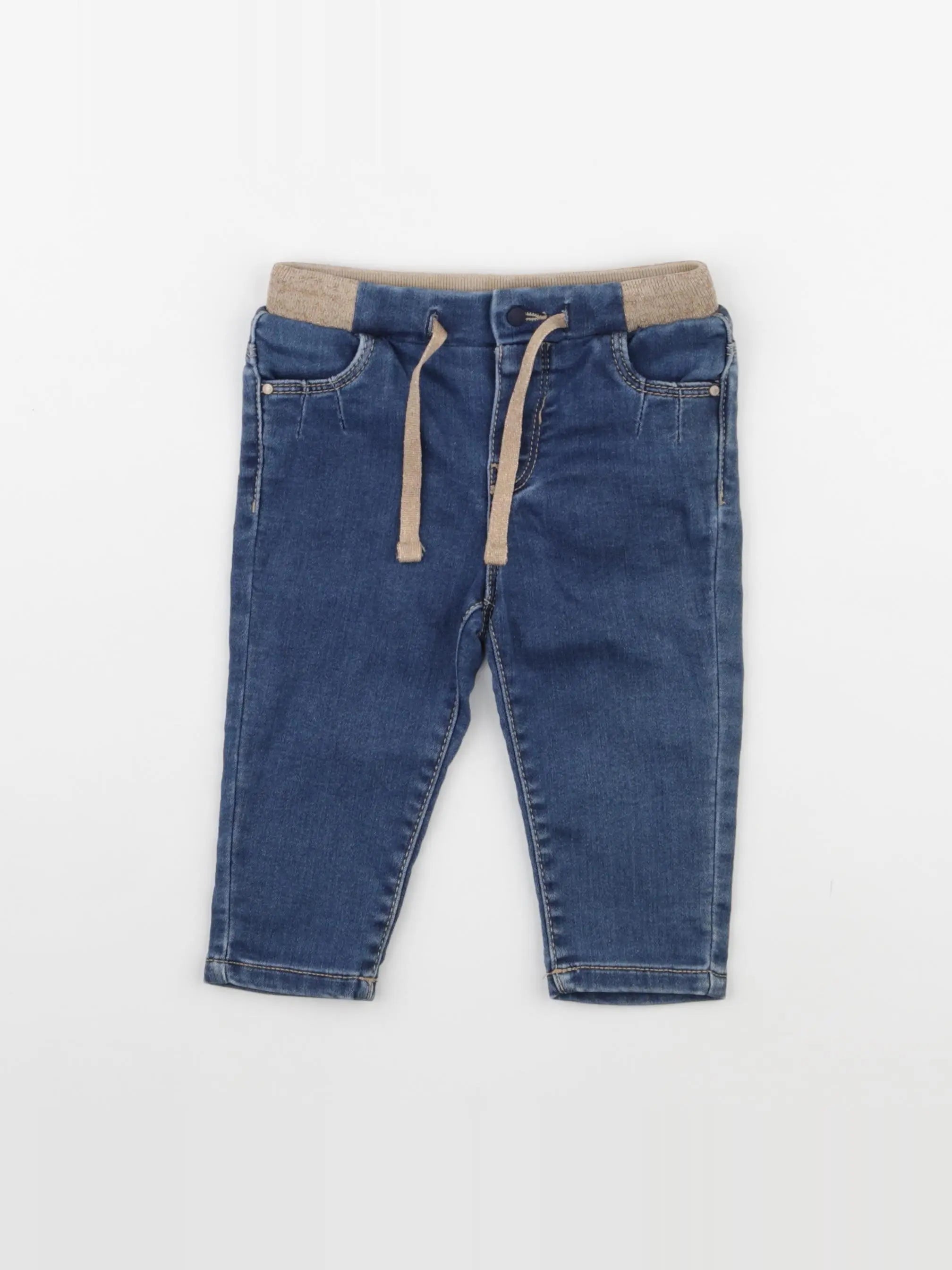 Obaïbi - jean bleu - 12 mois