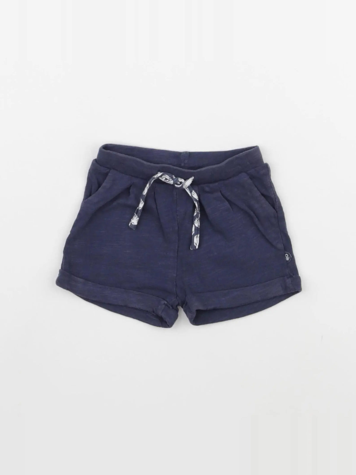 Obaïbi - short bleu - 3 mois