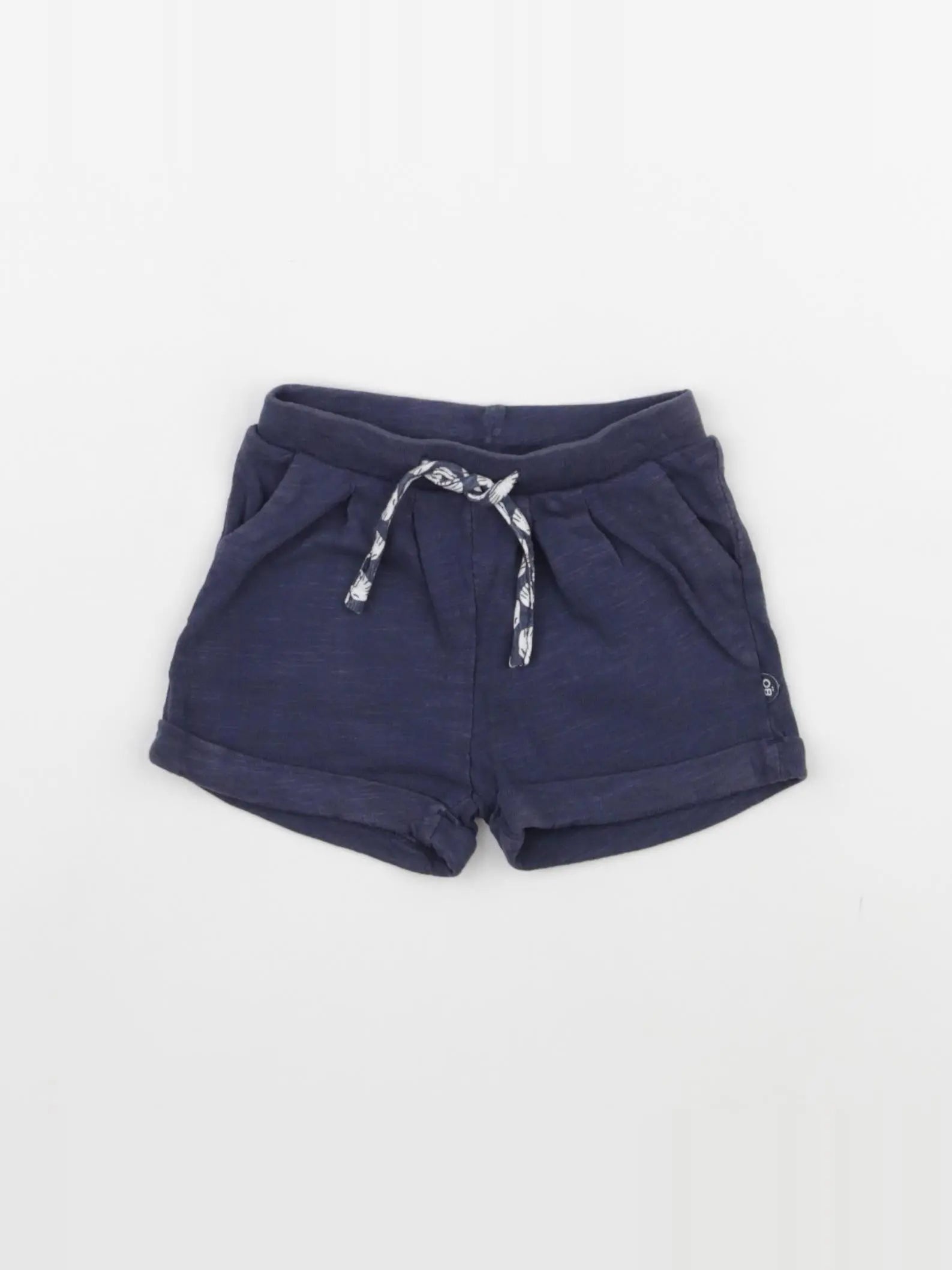Obaïbi - short bleu - 3 mois