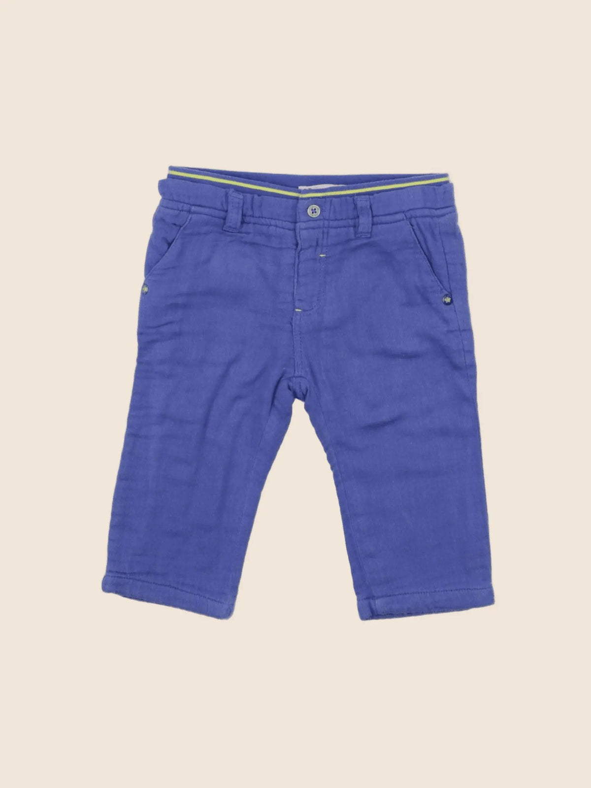 DPAM - pantalon bleu - 6 mois